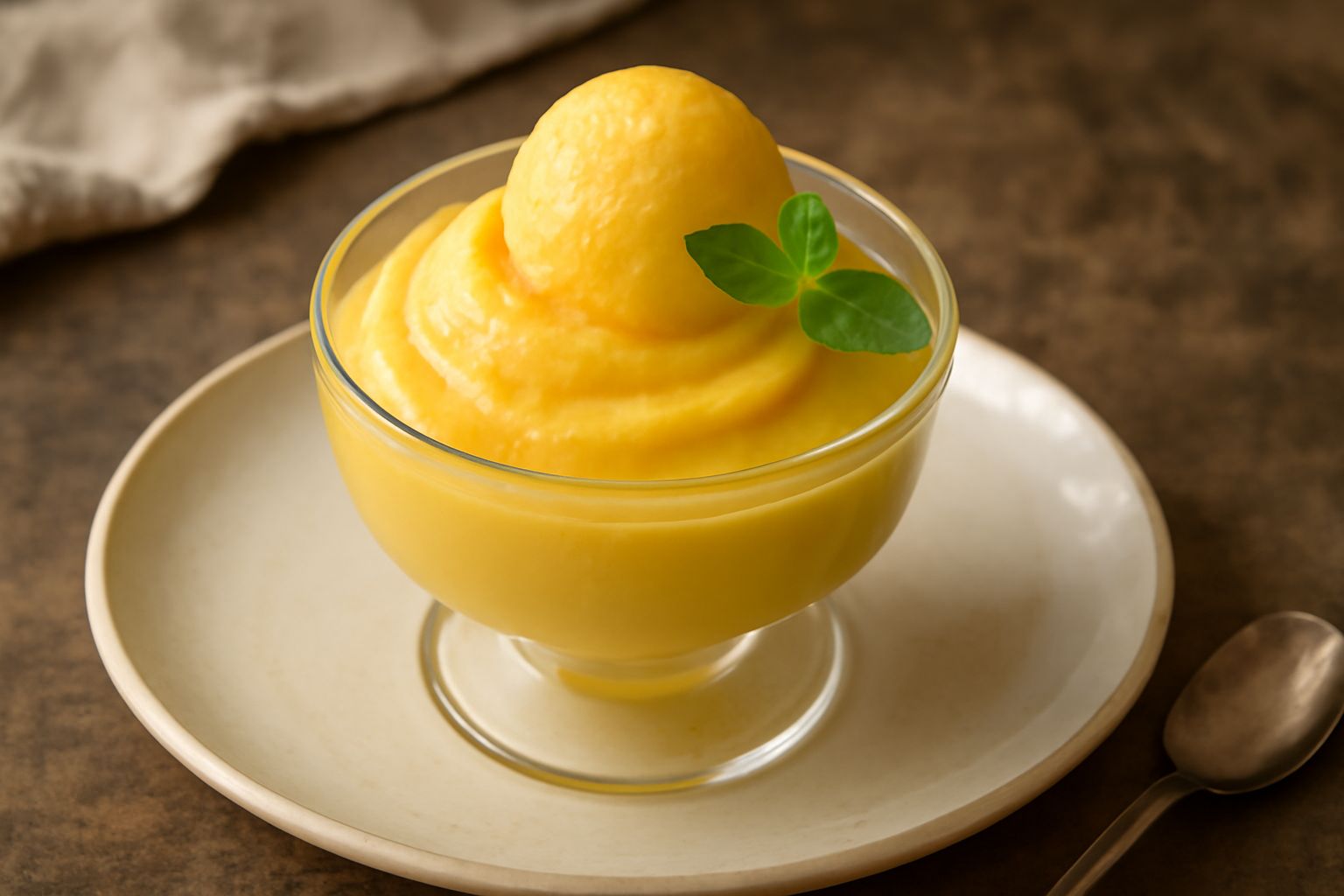 Gelato di melone giallo