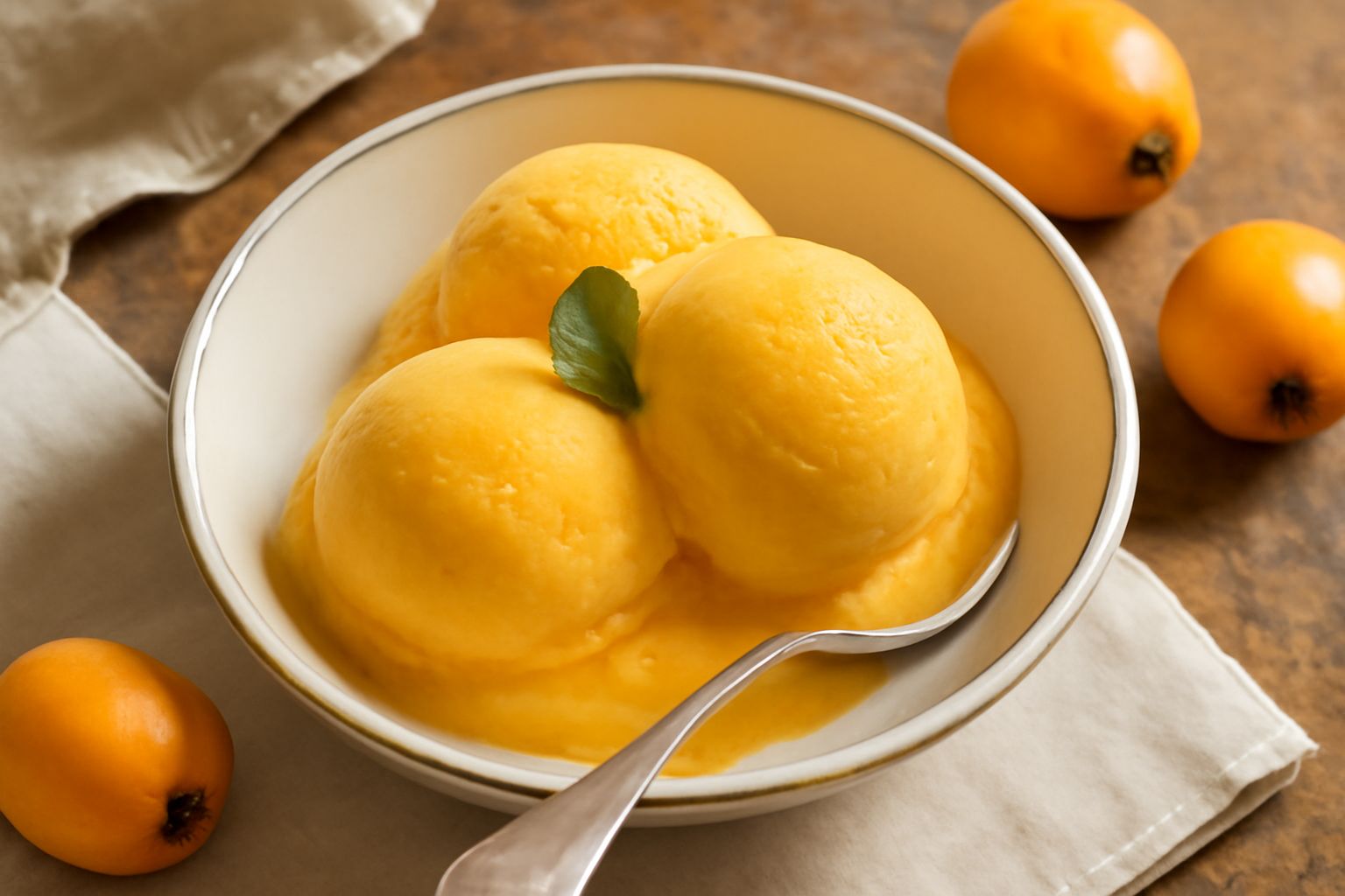 Gelato di nespola