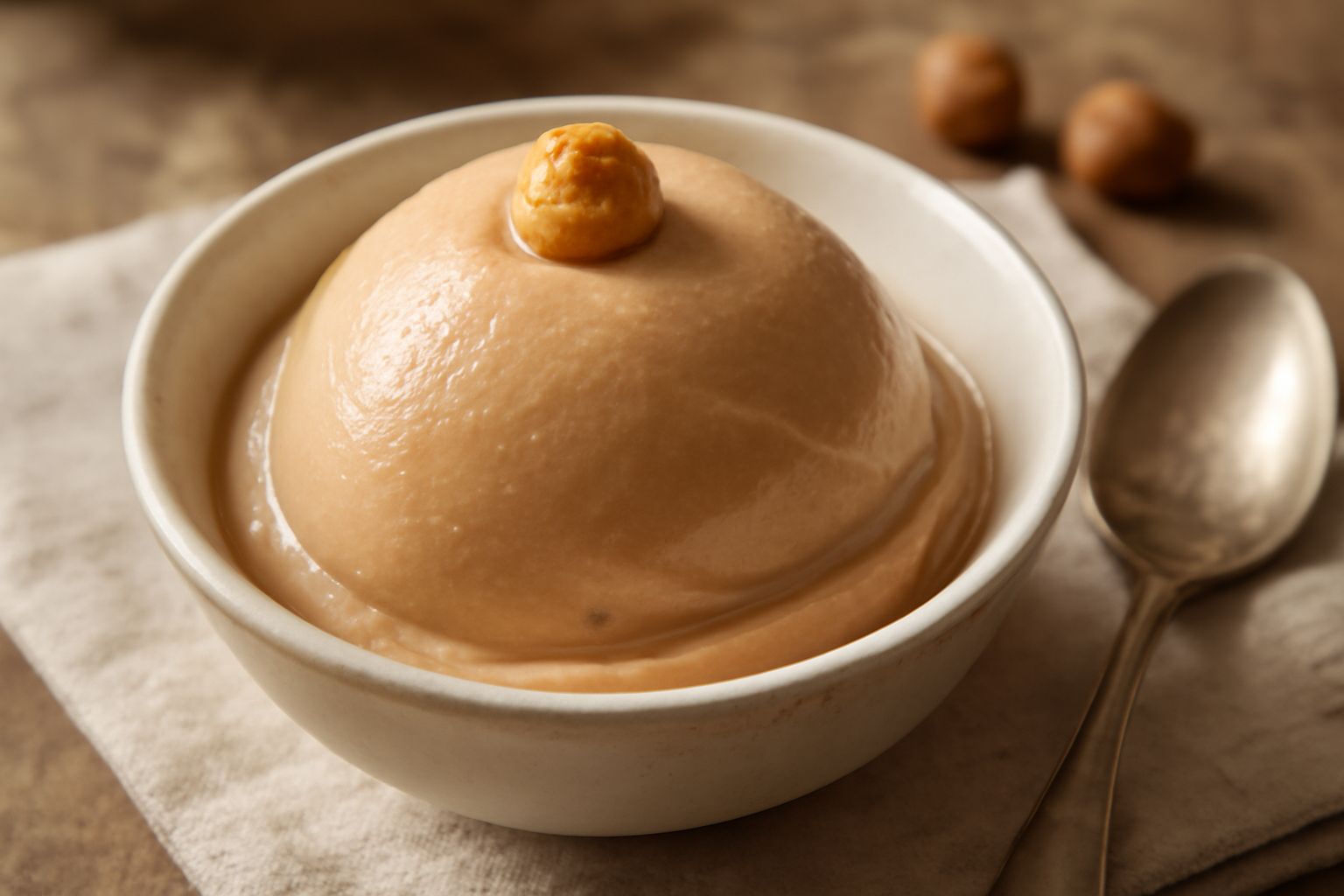 Gelato di nocciola del Trentino