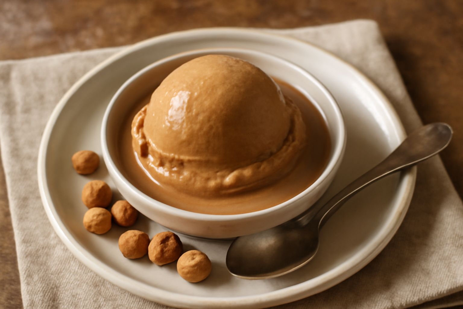 Gelato di nocciola di Giffoni