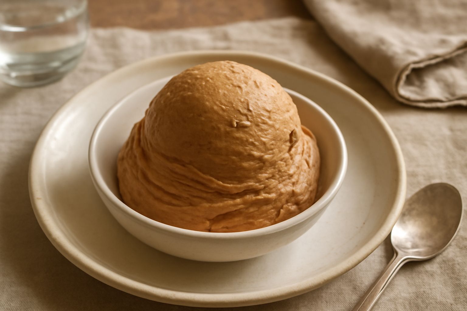 Gelato di nocciola e liquirizia