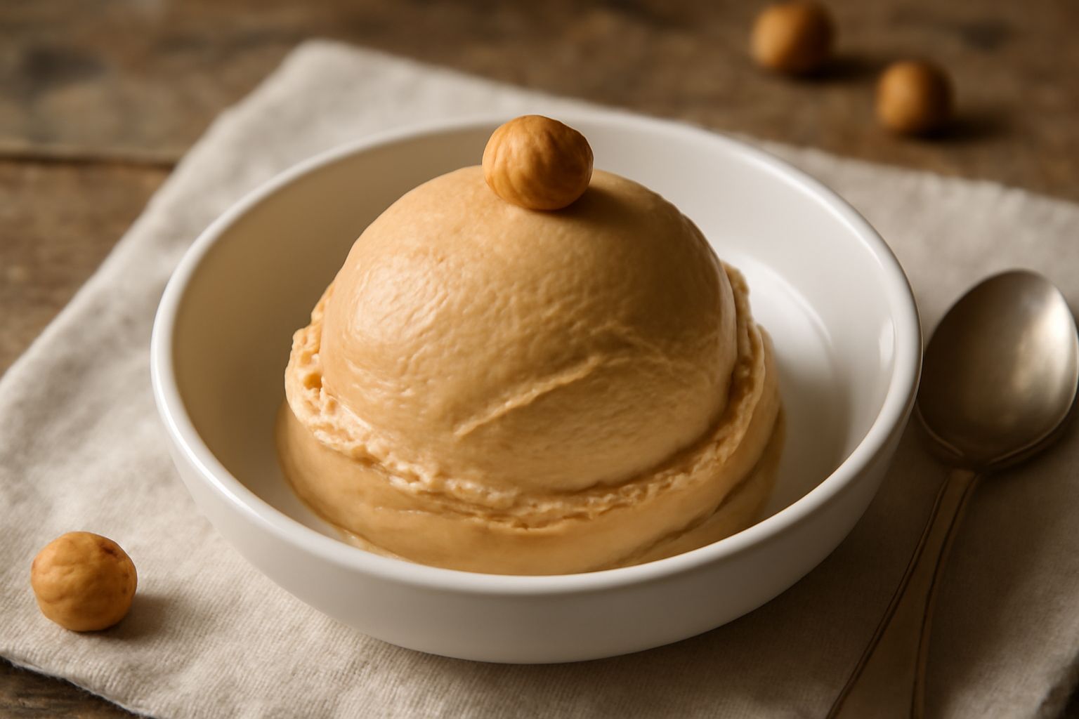 Gelato di nocciola friulana