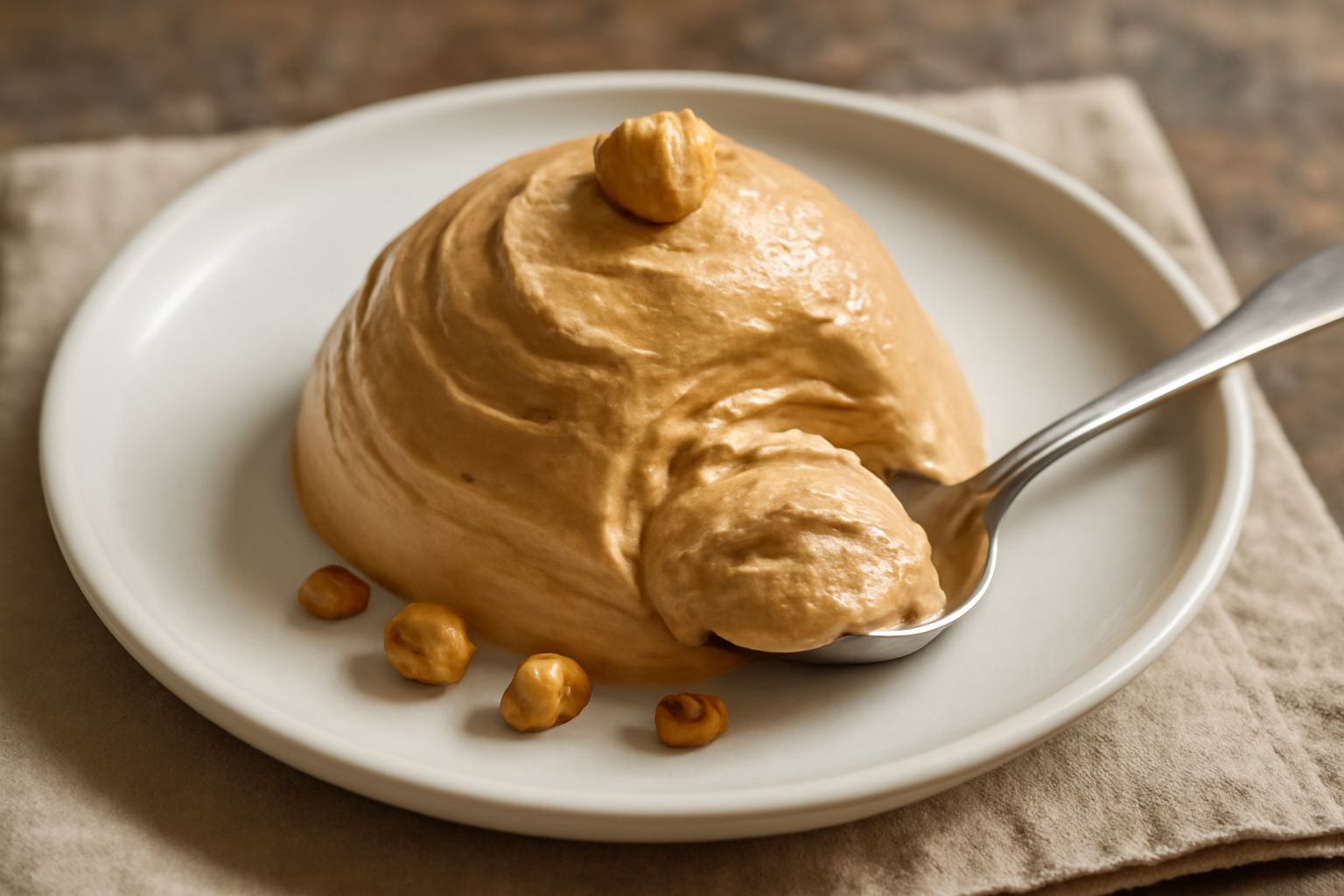 Gelato di nocciola ligure
