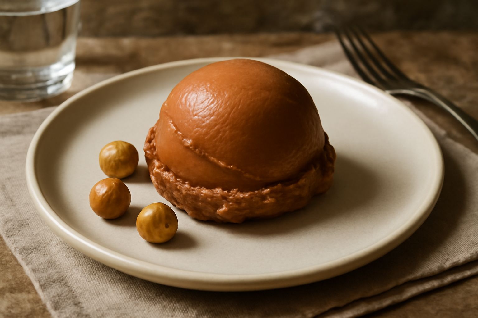Gelato di nocciola tonda delle Marche