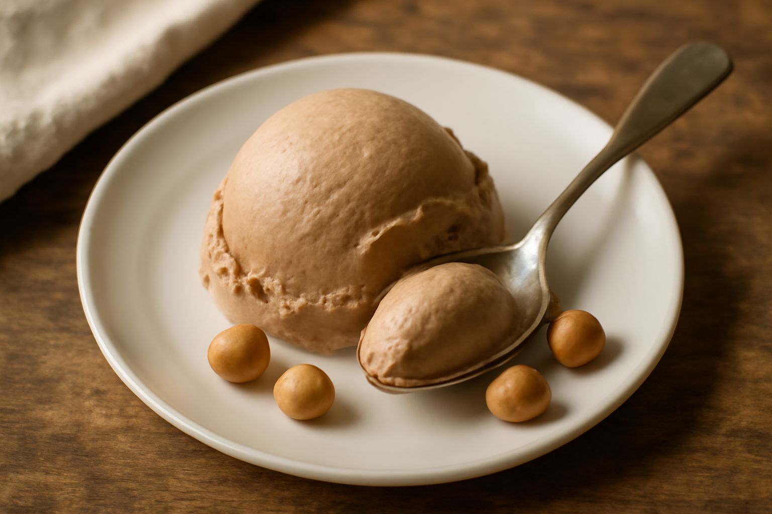Gelato di nocciola toscana