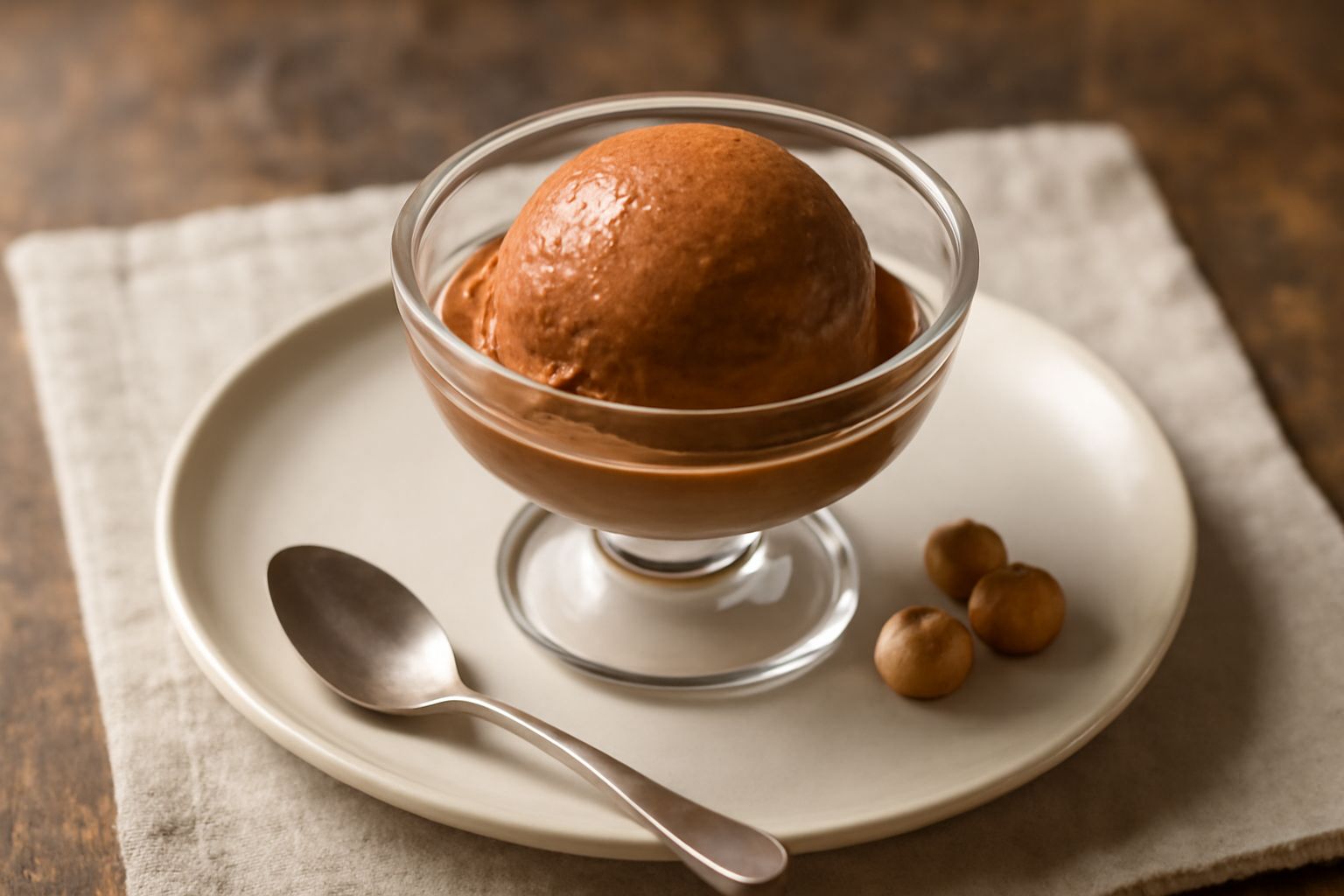 Gelato di nocciolato senese