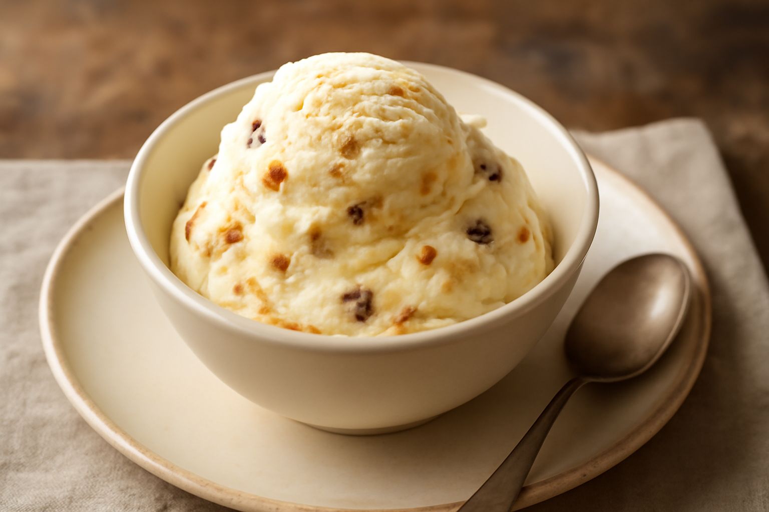 Gelato di panettone e mascarpone