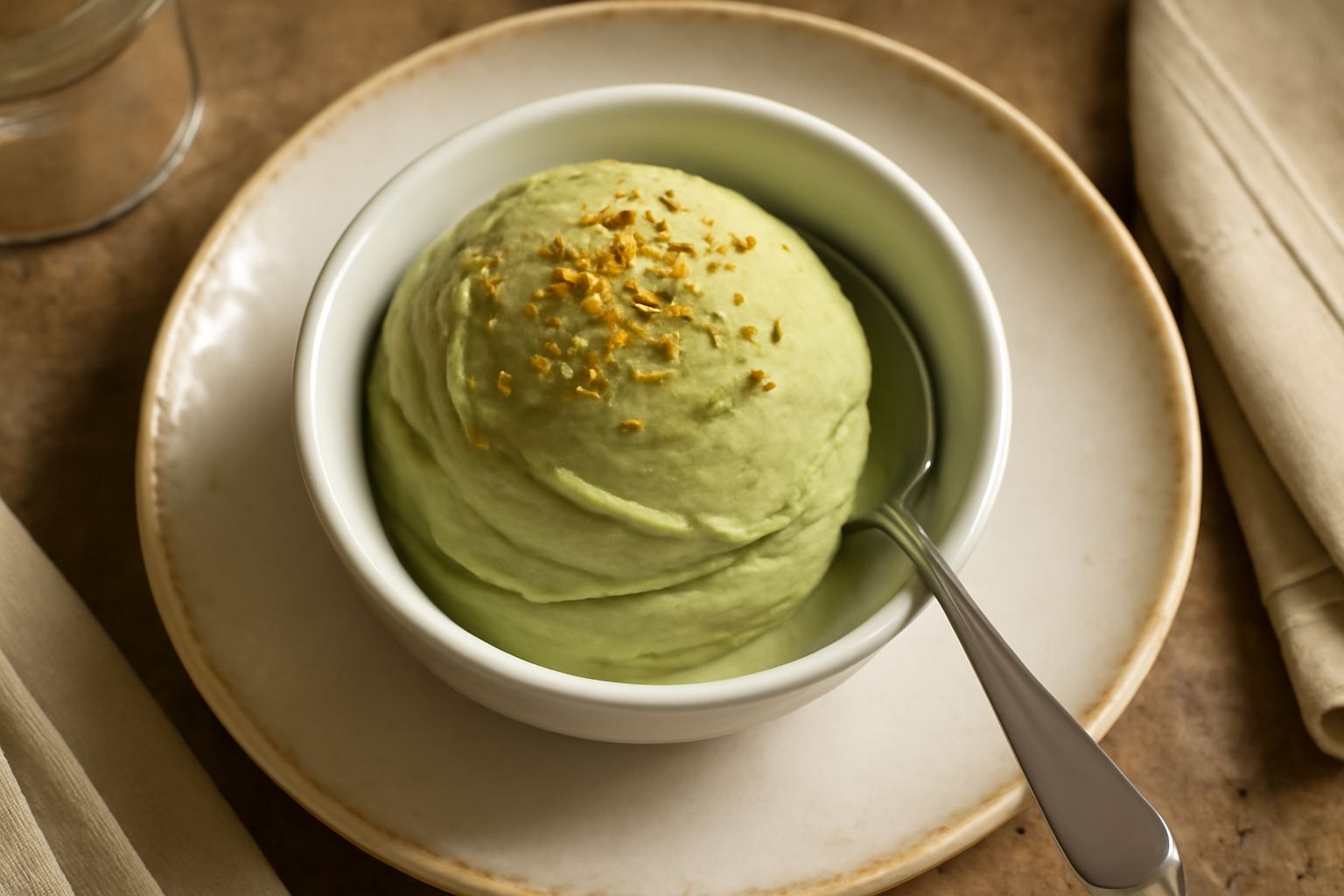 Gelato di pistacchio triestino