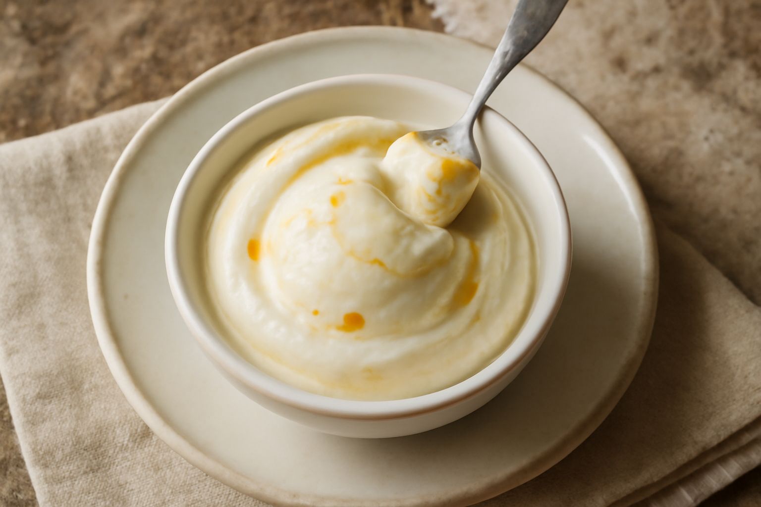 Gelato di ricotta e mostarda