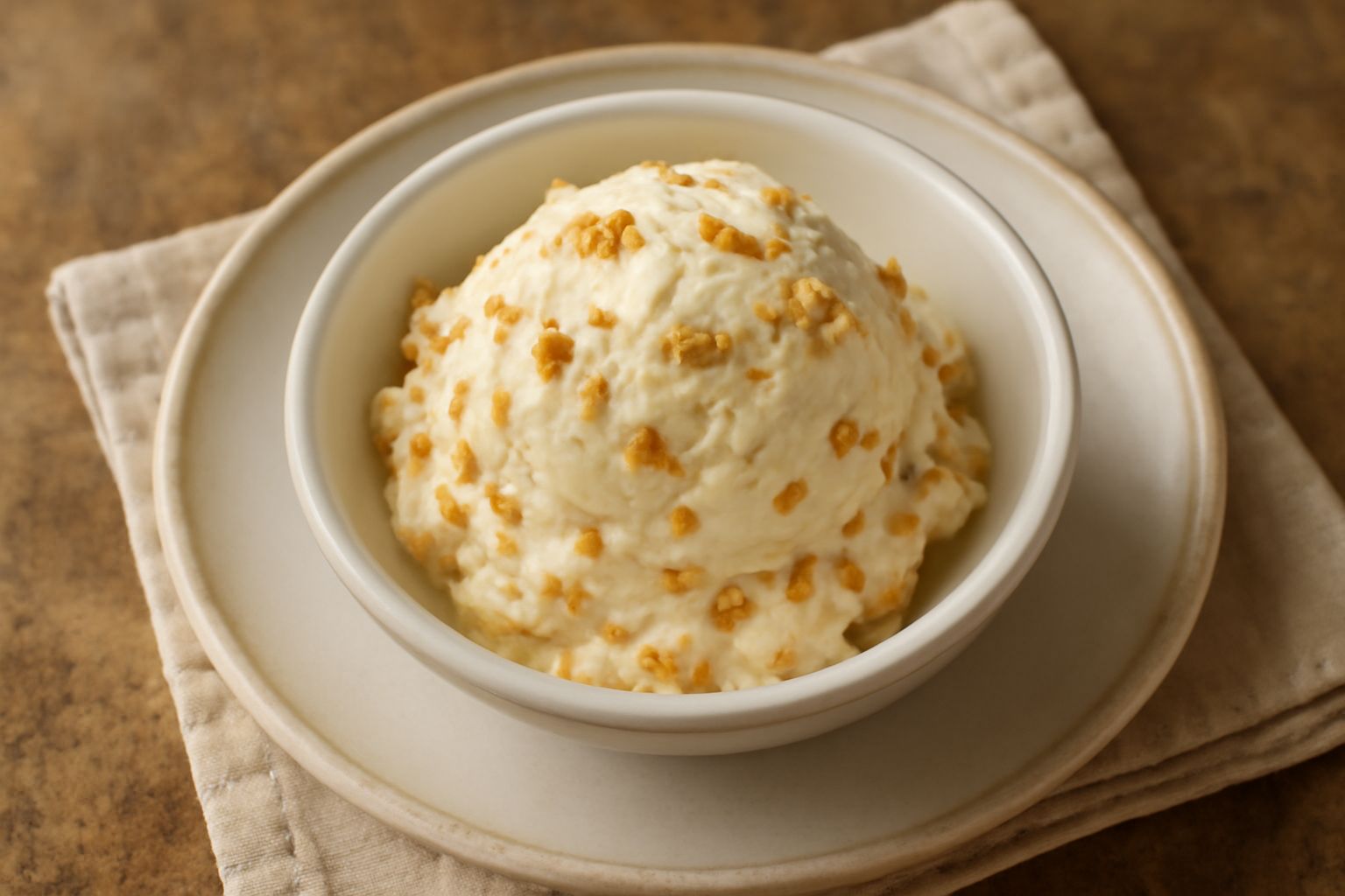 Gelato di torroncino piemontese