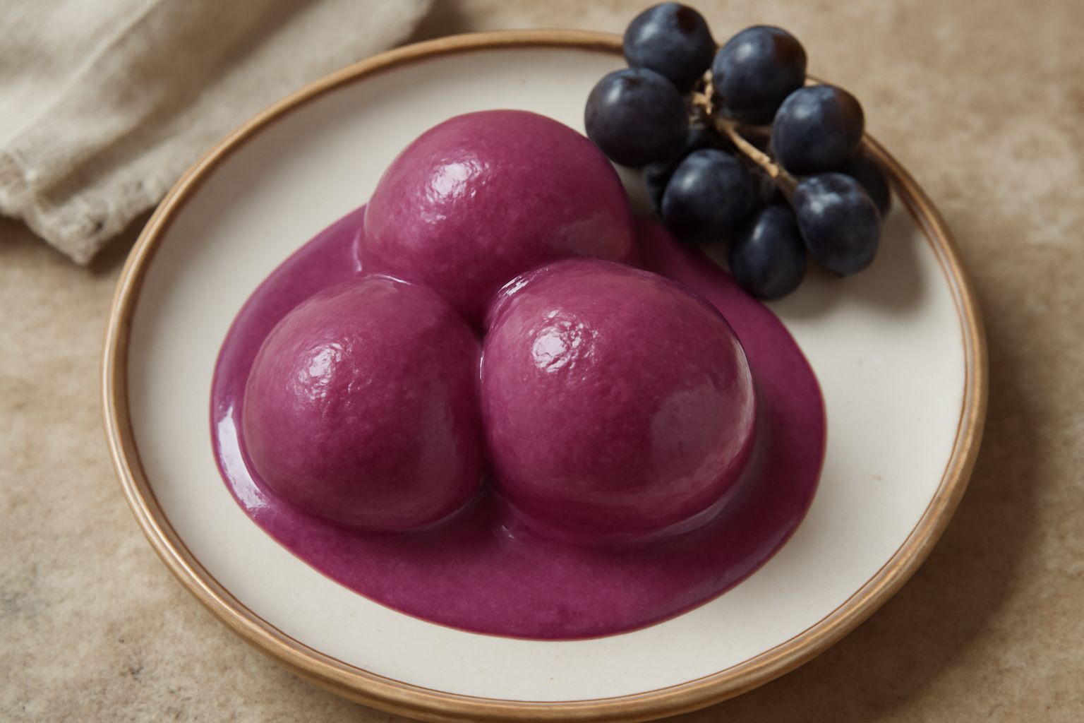 Gelato di uva