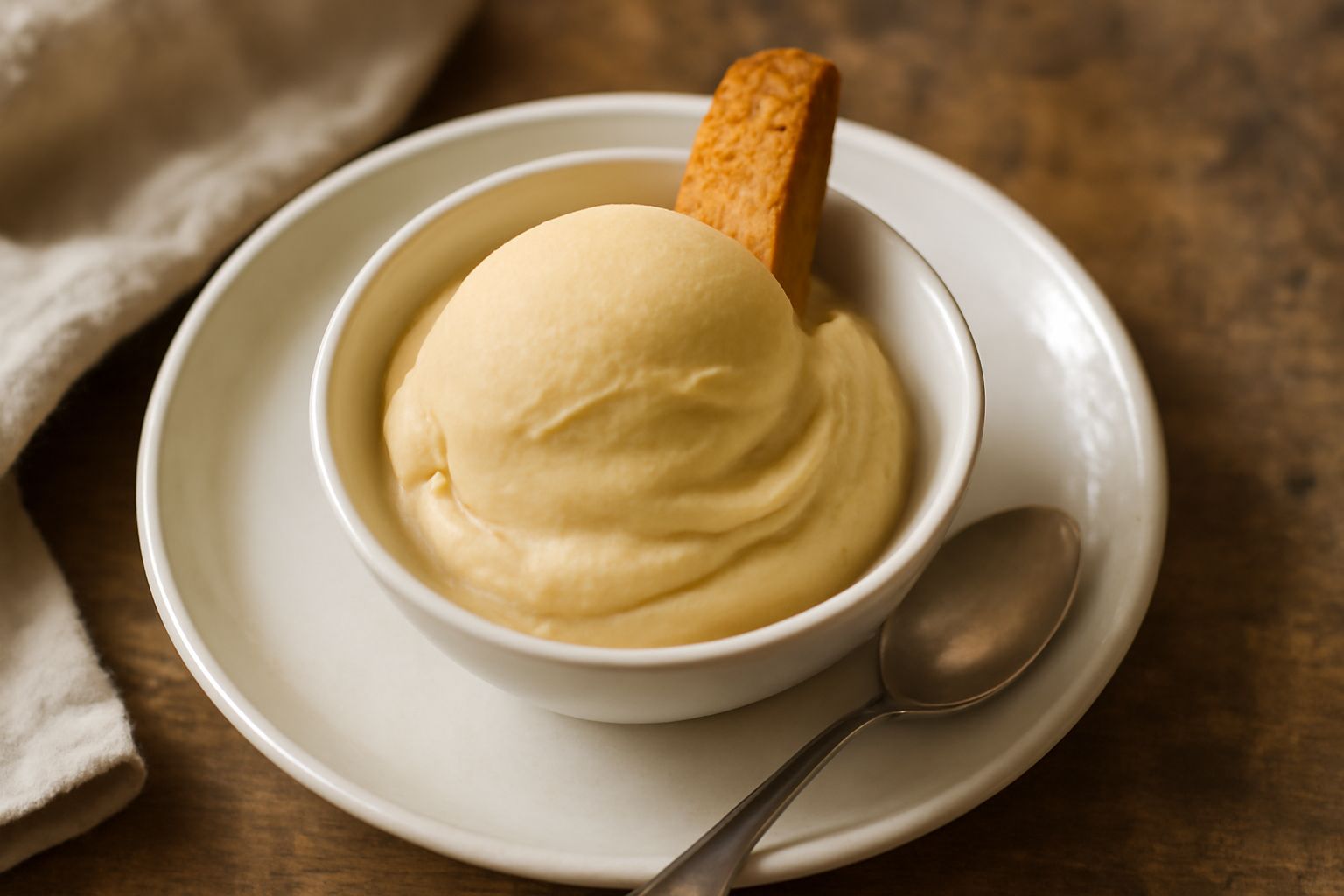 Gelato di vin santo