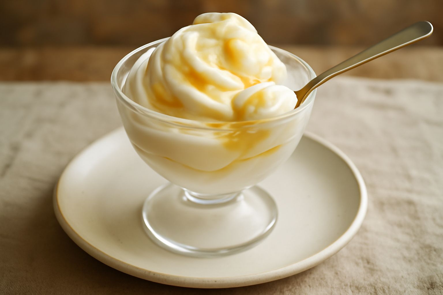 Gelato di yogurt e miele