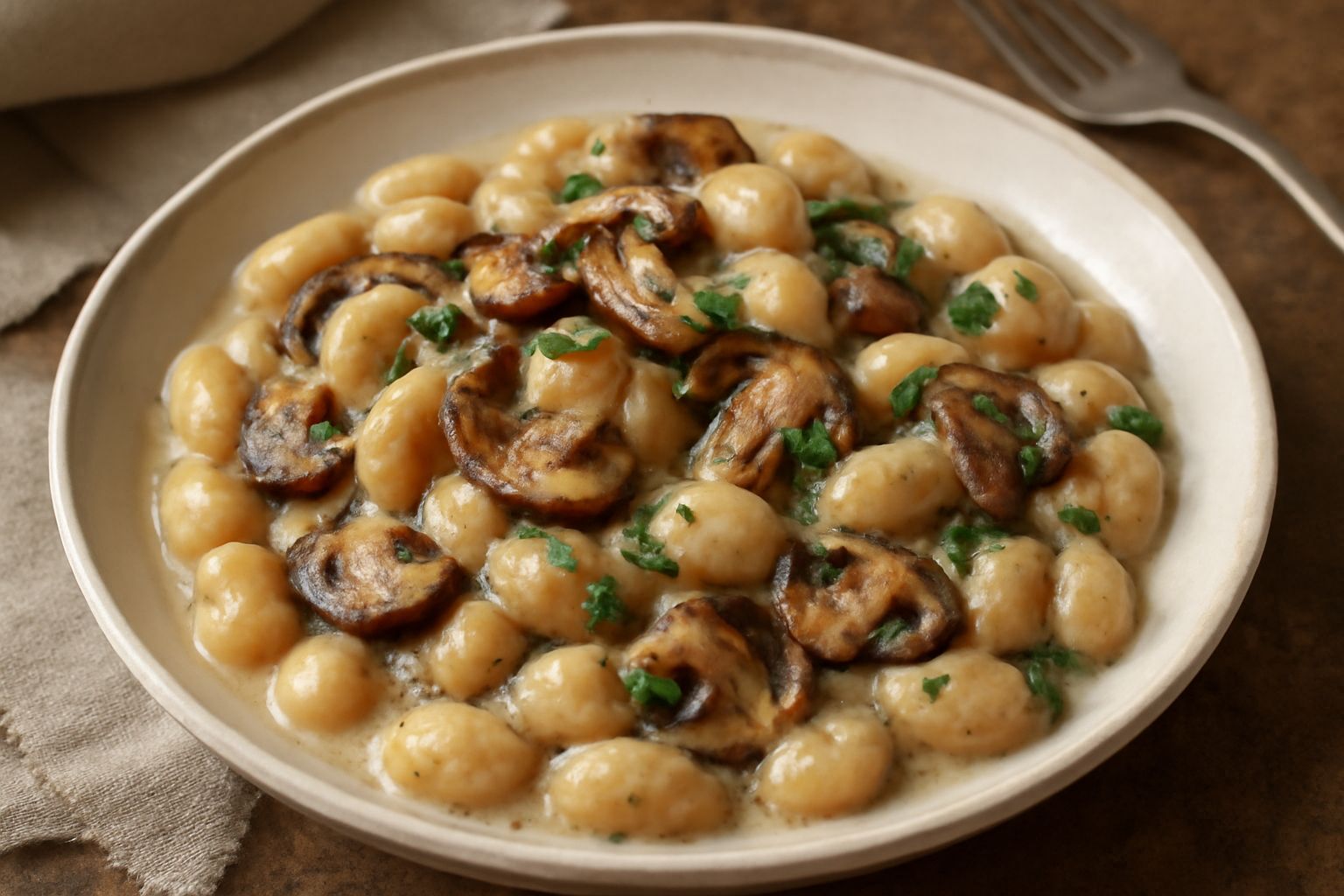 Gnocchetti ai funghi