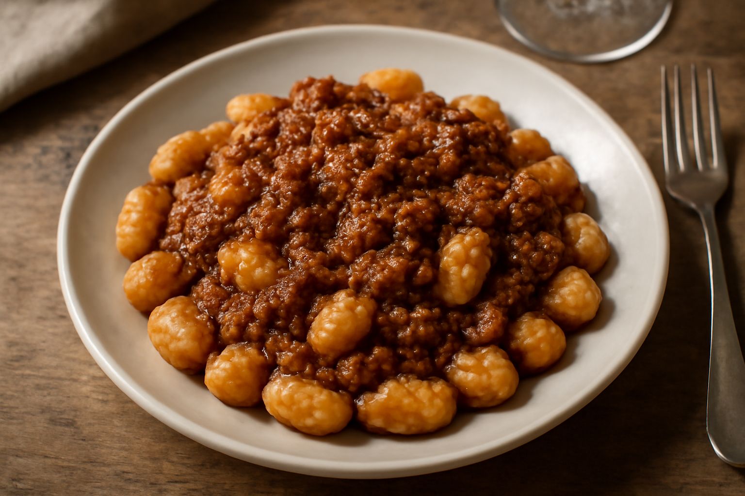 Gnocchetti al ragù di cinghiale