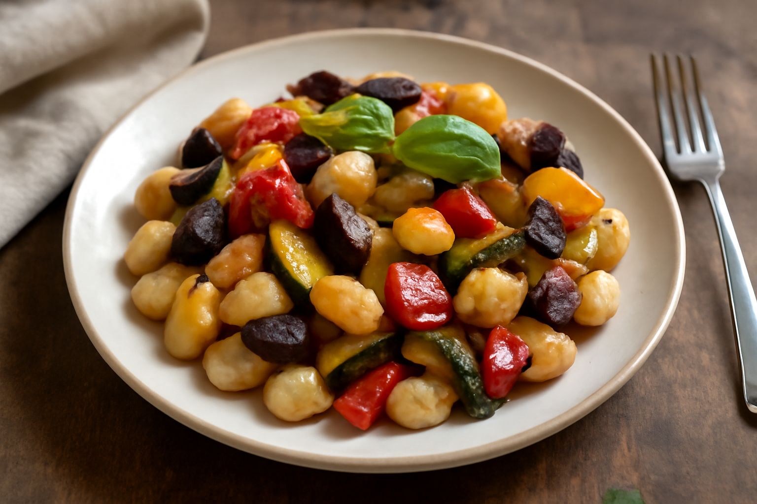 Gnocchetti alle verdure di stagione
