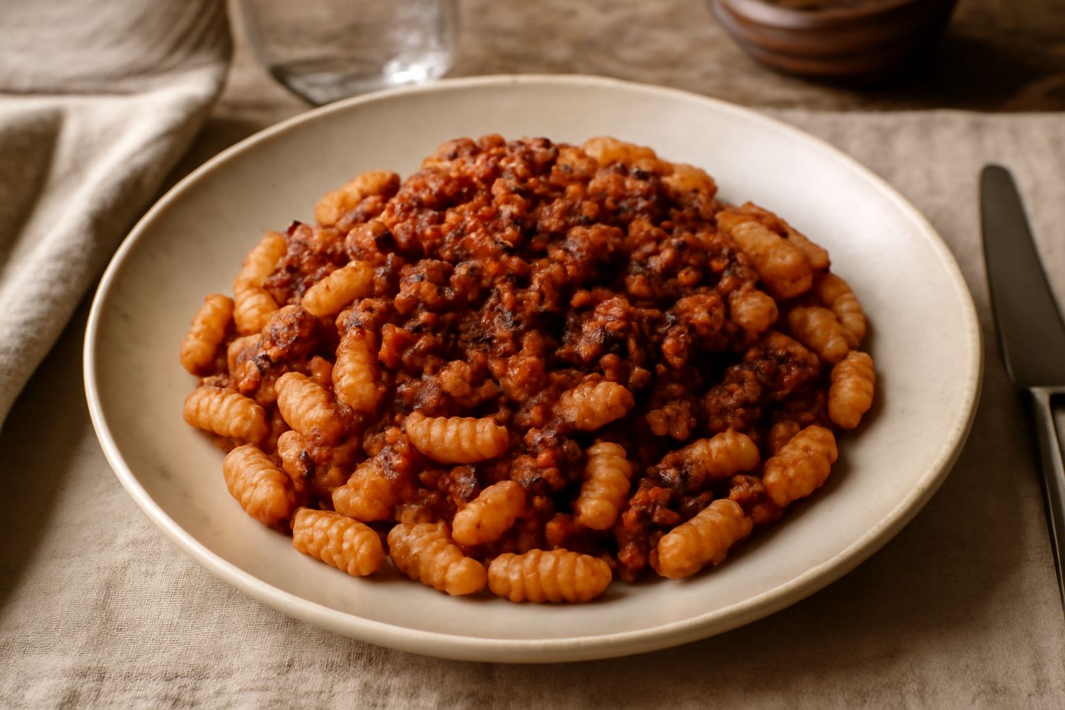 Gnocchetti sardi al ragù