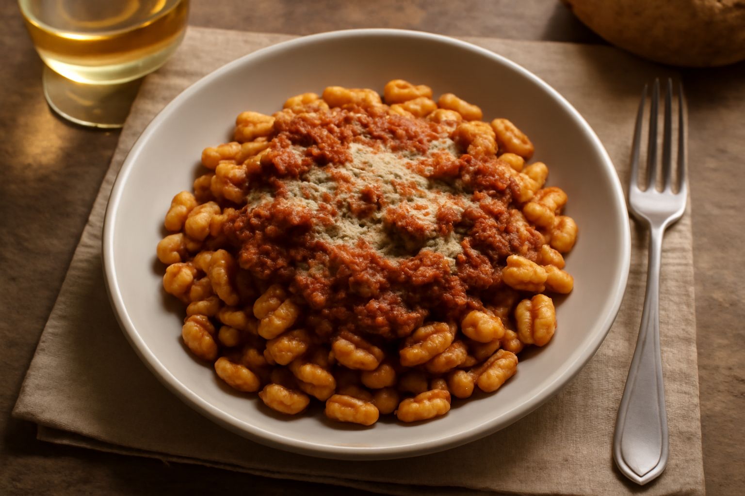Gnocchetti sardi al ragù viterbese