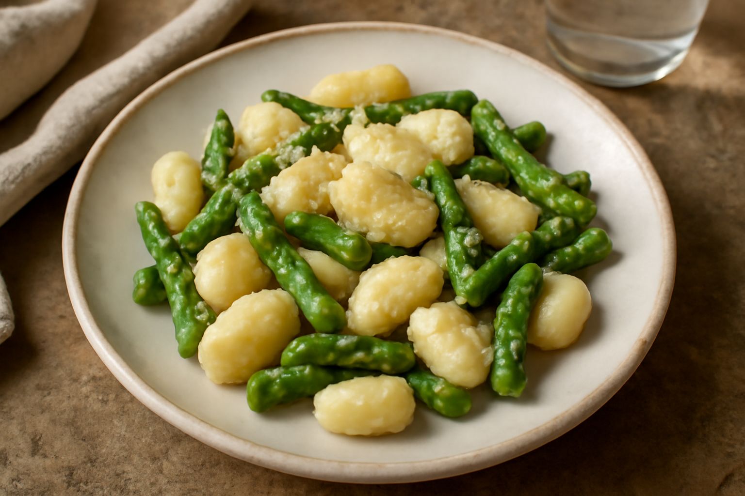Gnocchi agli asparagi