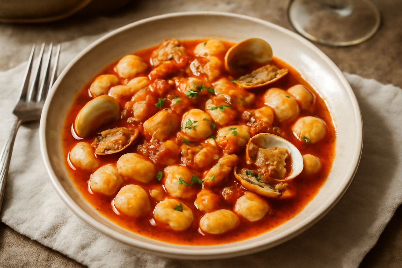 Gnocchi alla pescarese