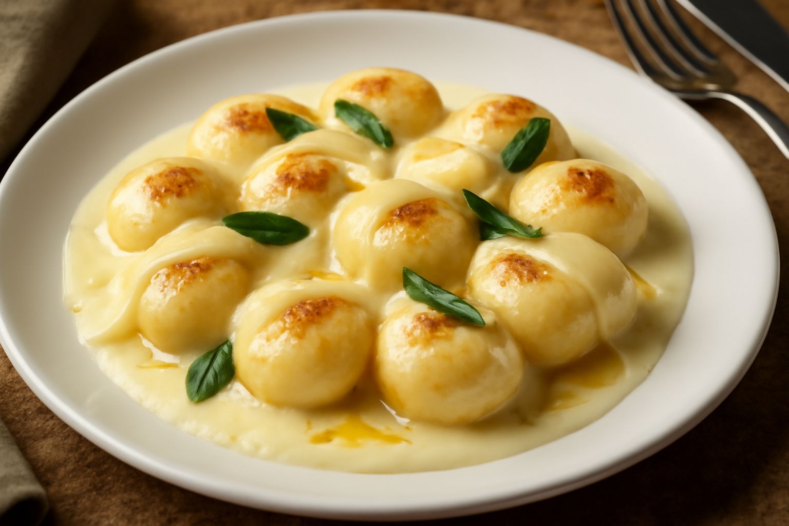 Gnocchi con fontina