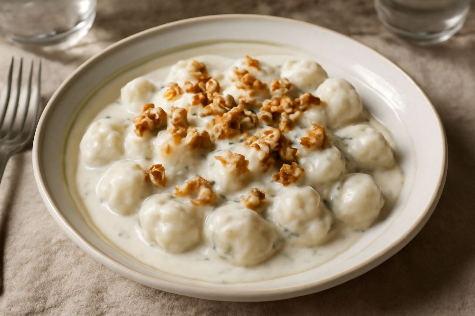 Gnocchi con gorgonzola