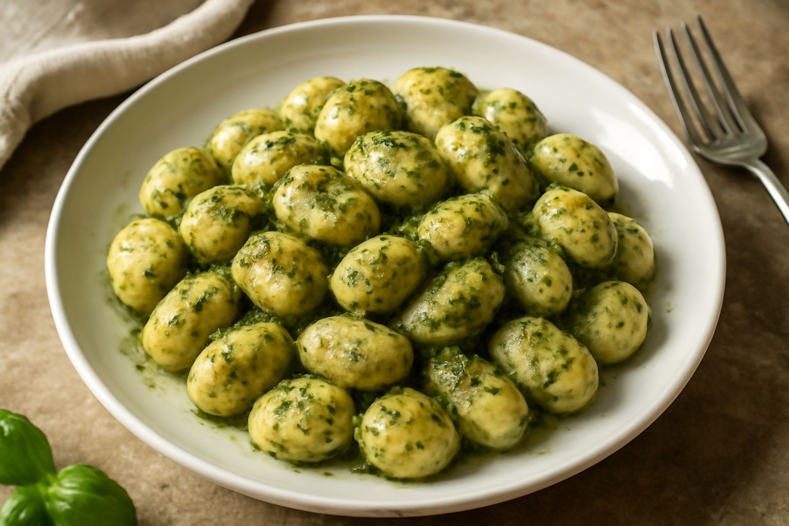 Gnocchi di patate al pesto