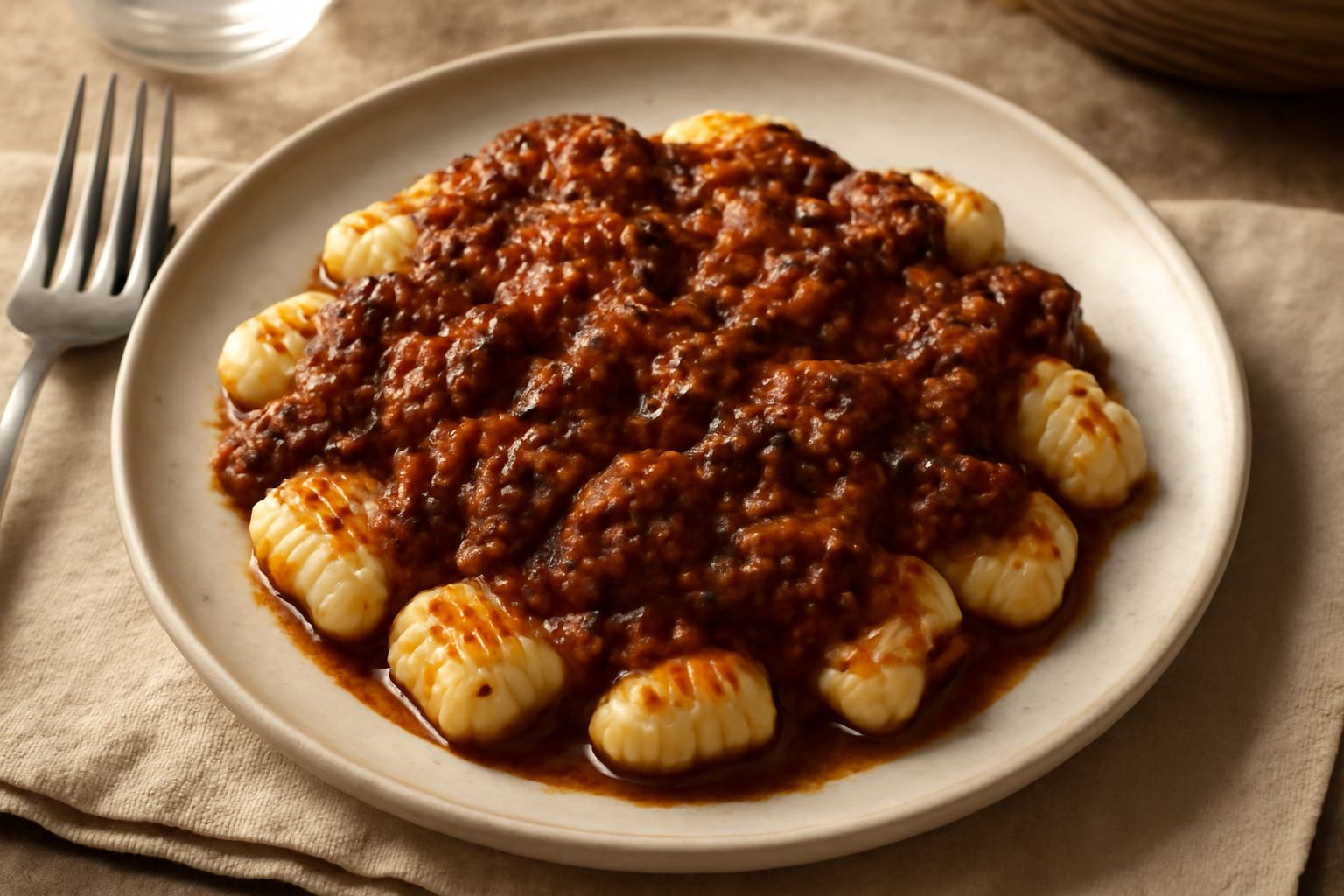 Gnocchi di patate con ragù