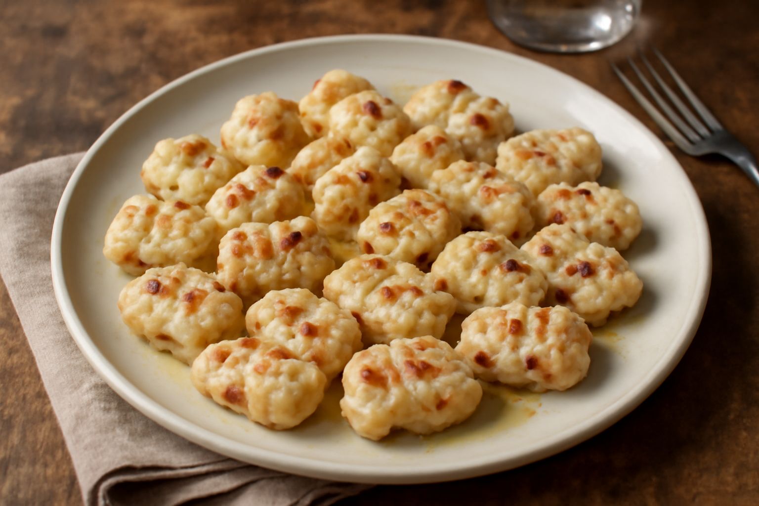 Gnocchi di speck tritato