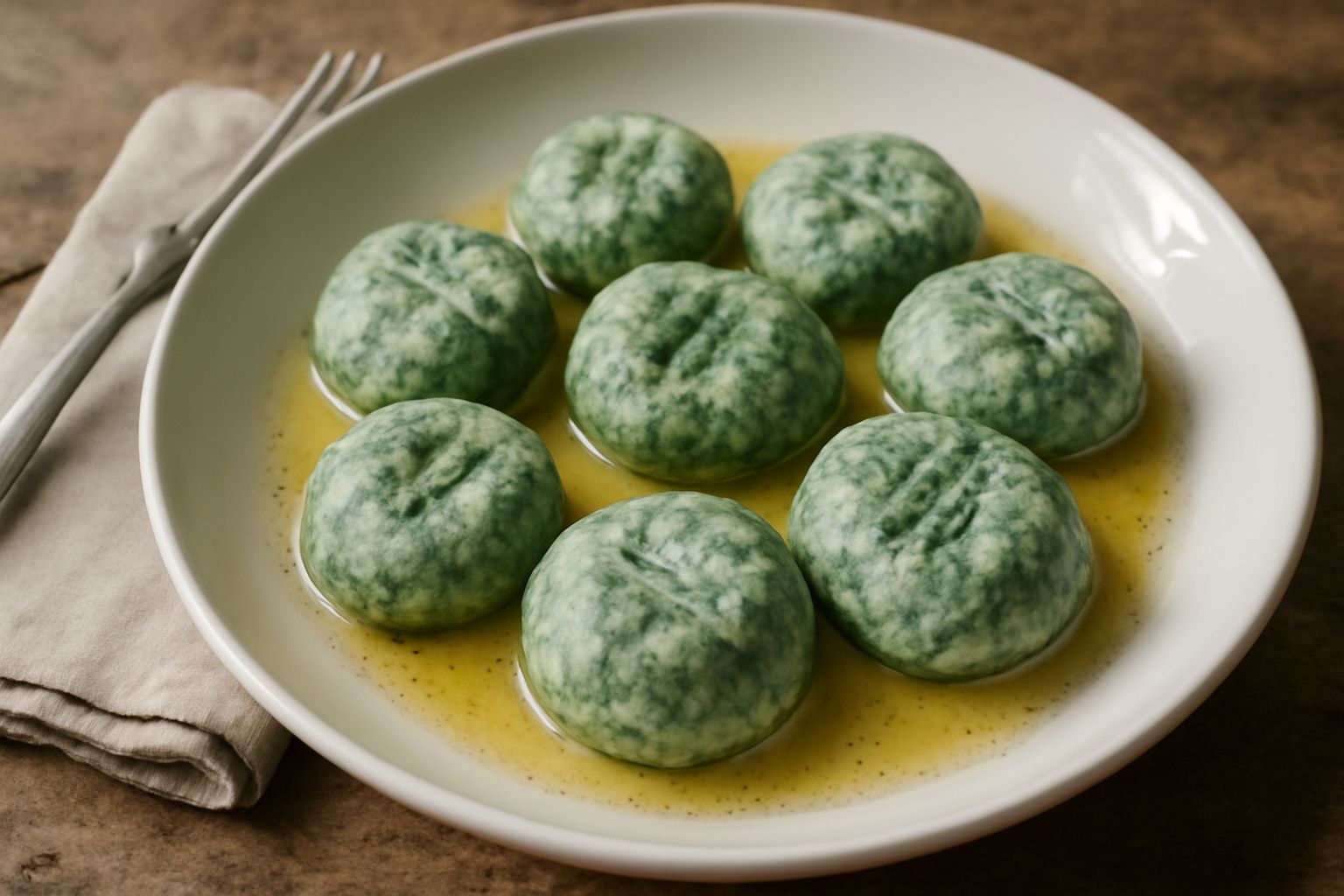 Gnocco di ricotta e spinaci