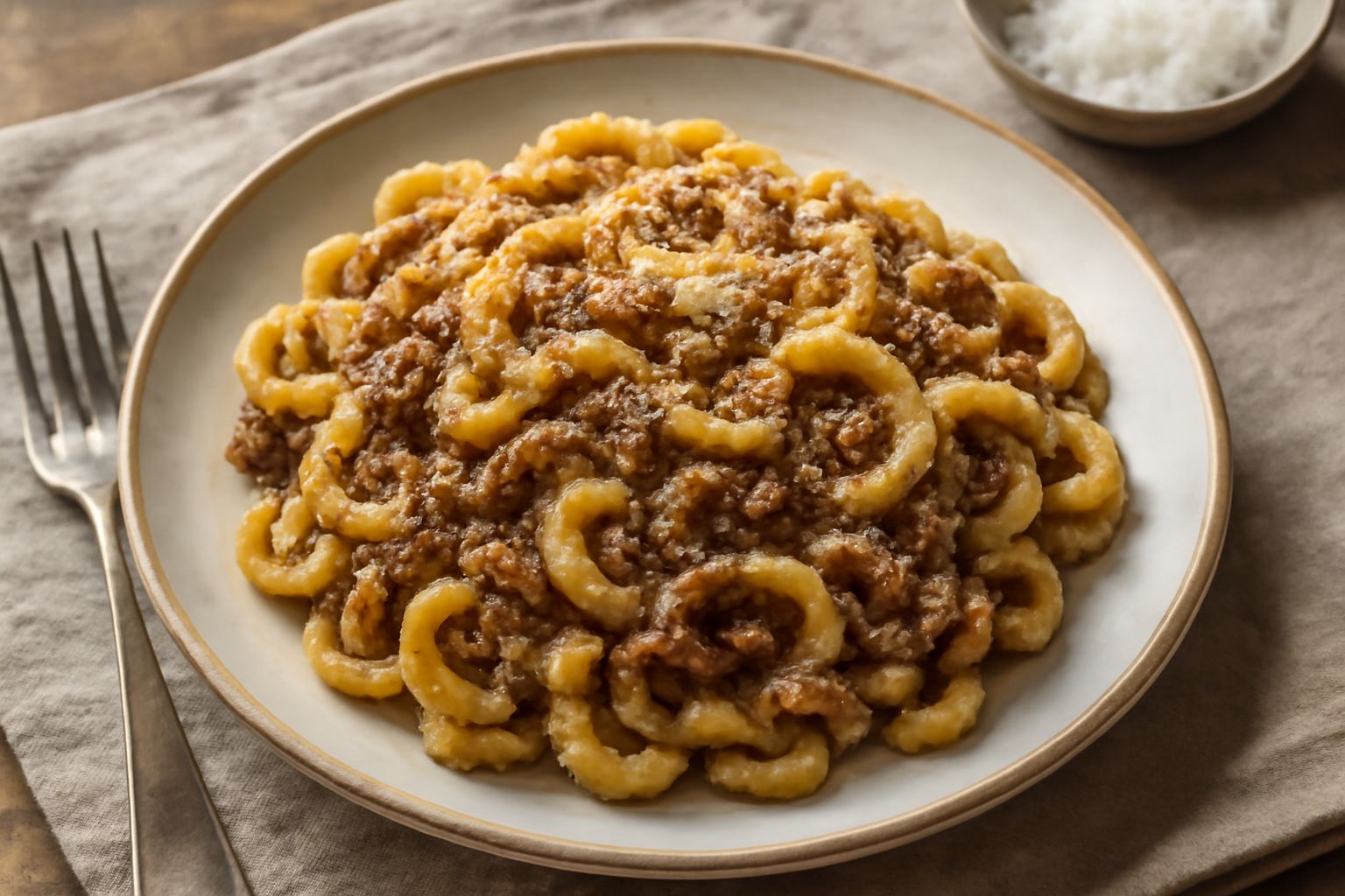 Gramigna con salsiccia