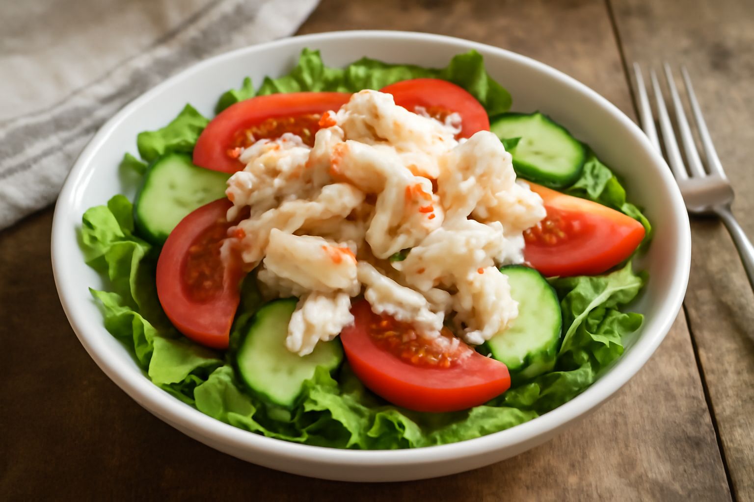Granchio in insalata