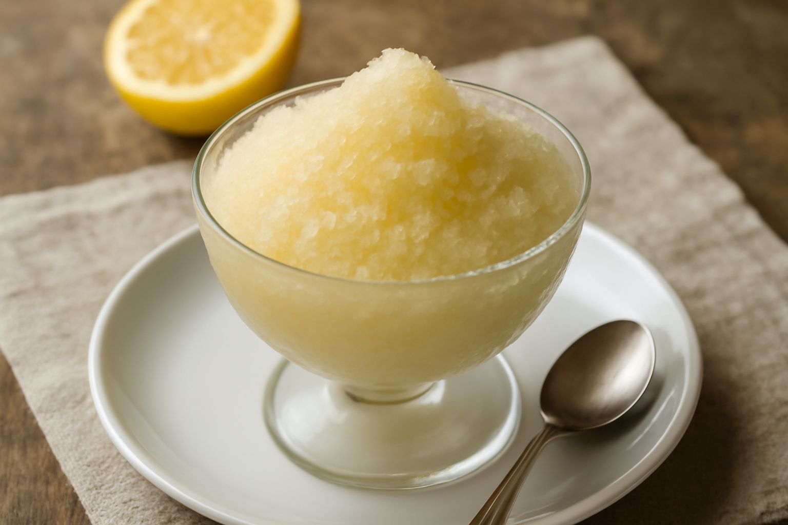Granita al limone