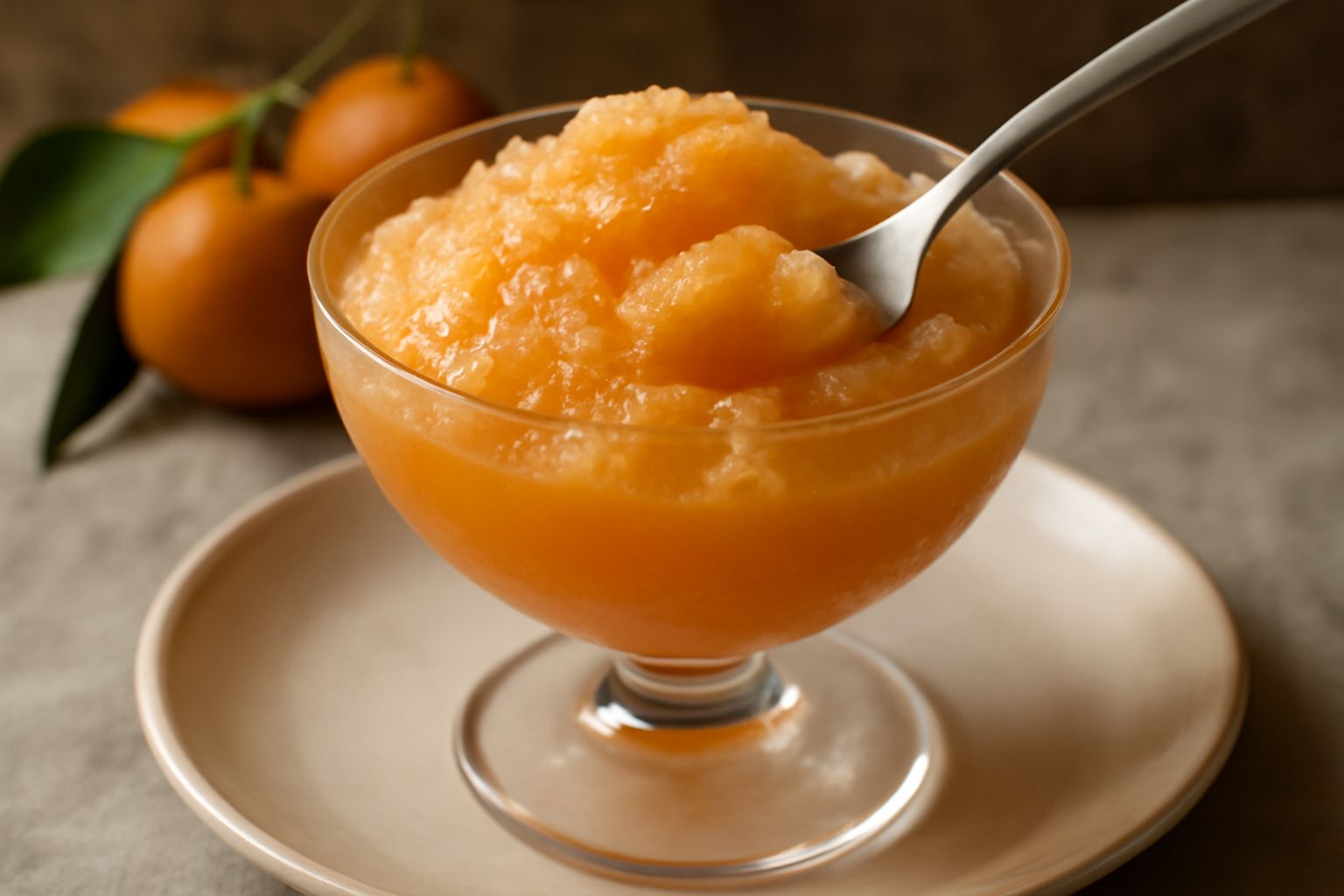 Granita al mandarino