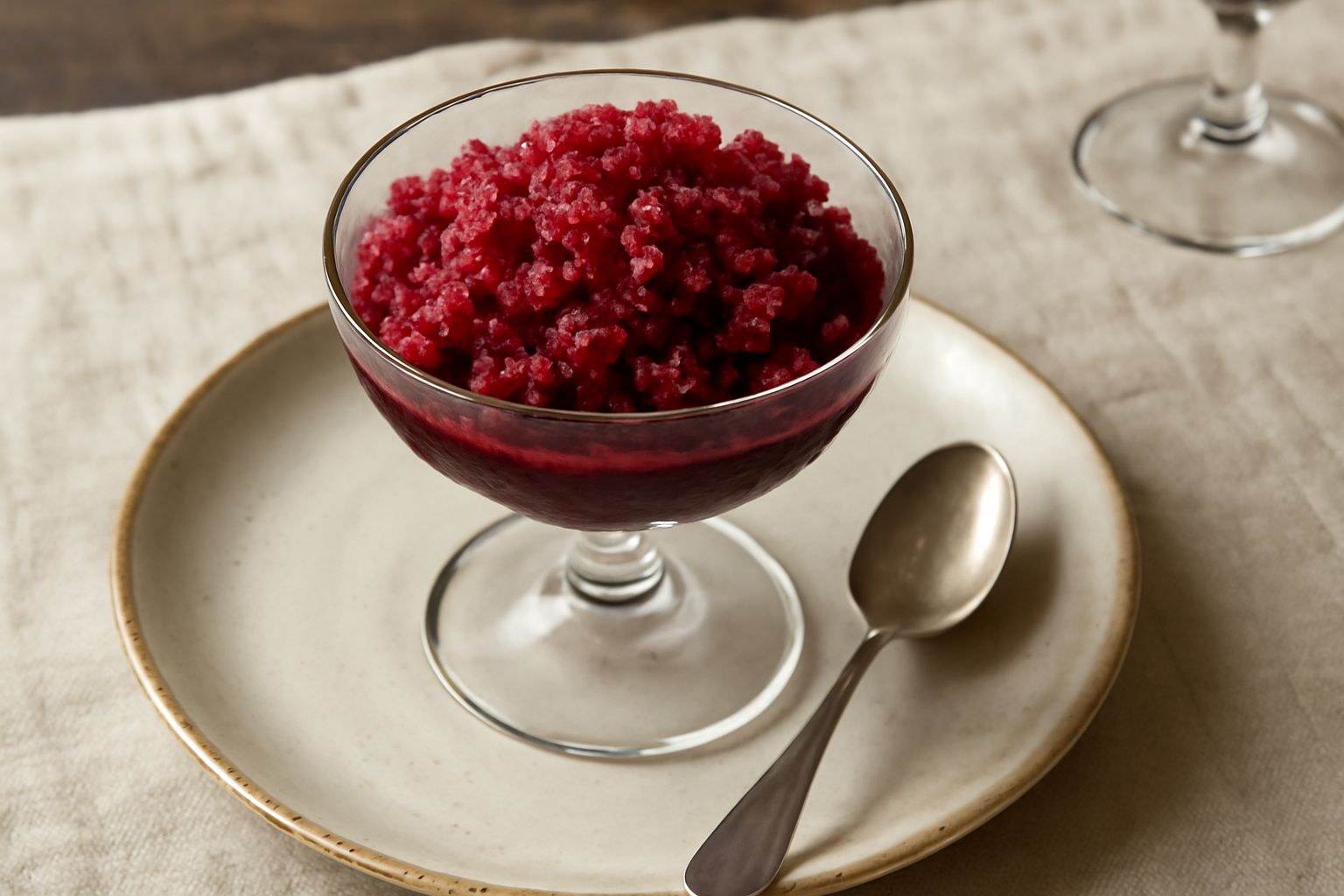 Granita al vin brulé