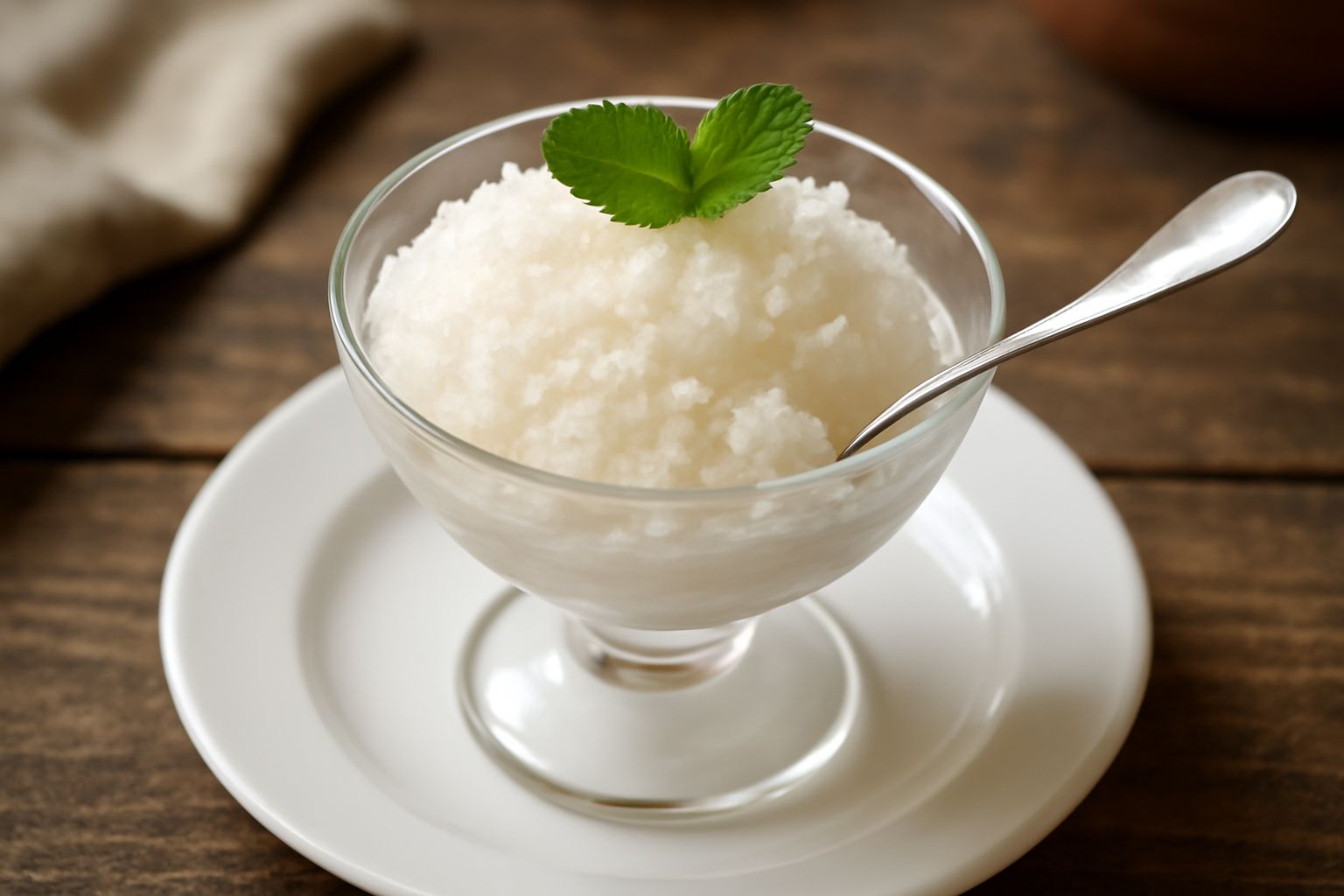 Granita alla menta