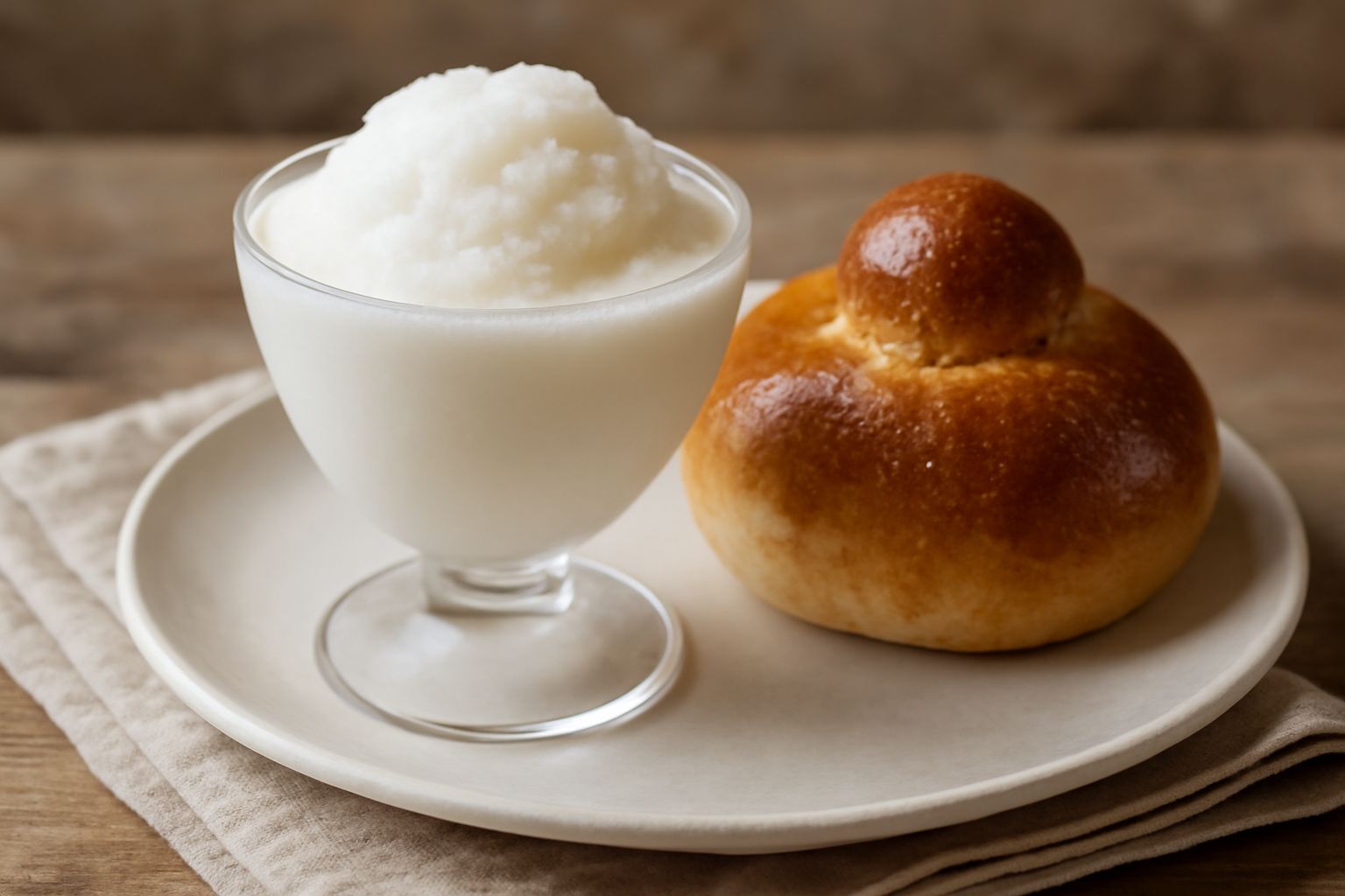Granita ca' pani e ghiaccio