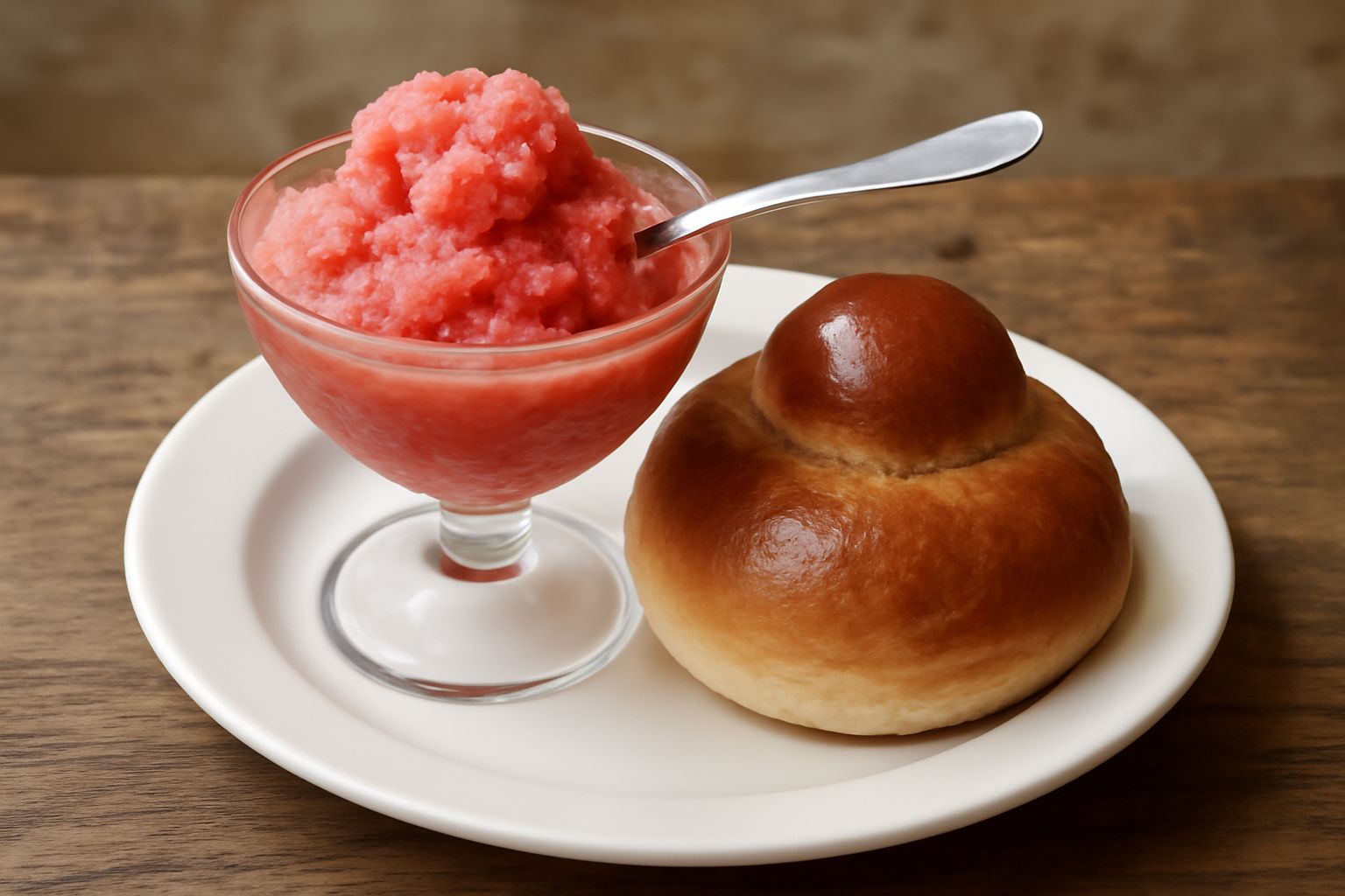 Granita con brioscia
