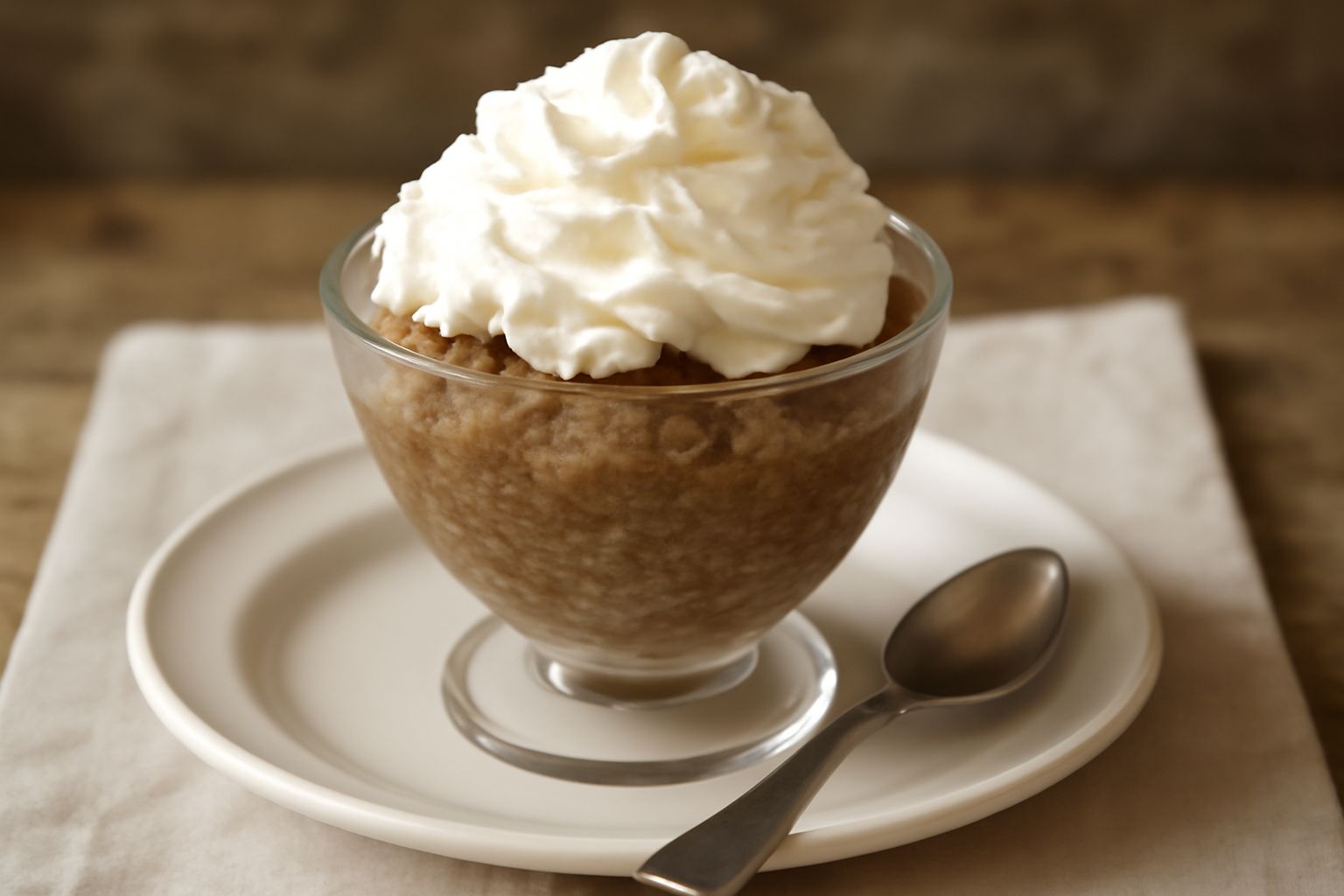 Granita con panna