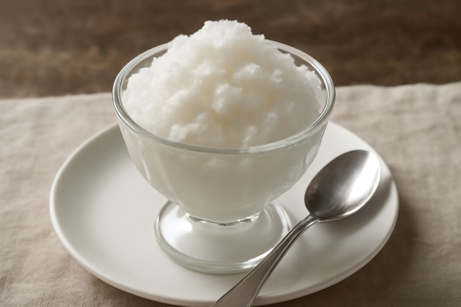 Granita d'acqua e zucchero