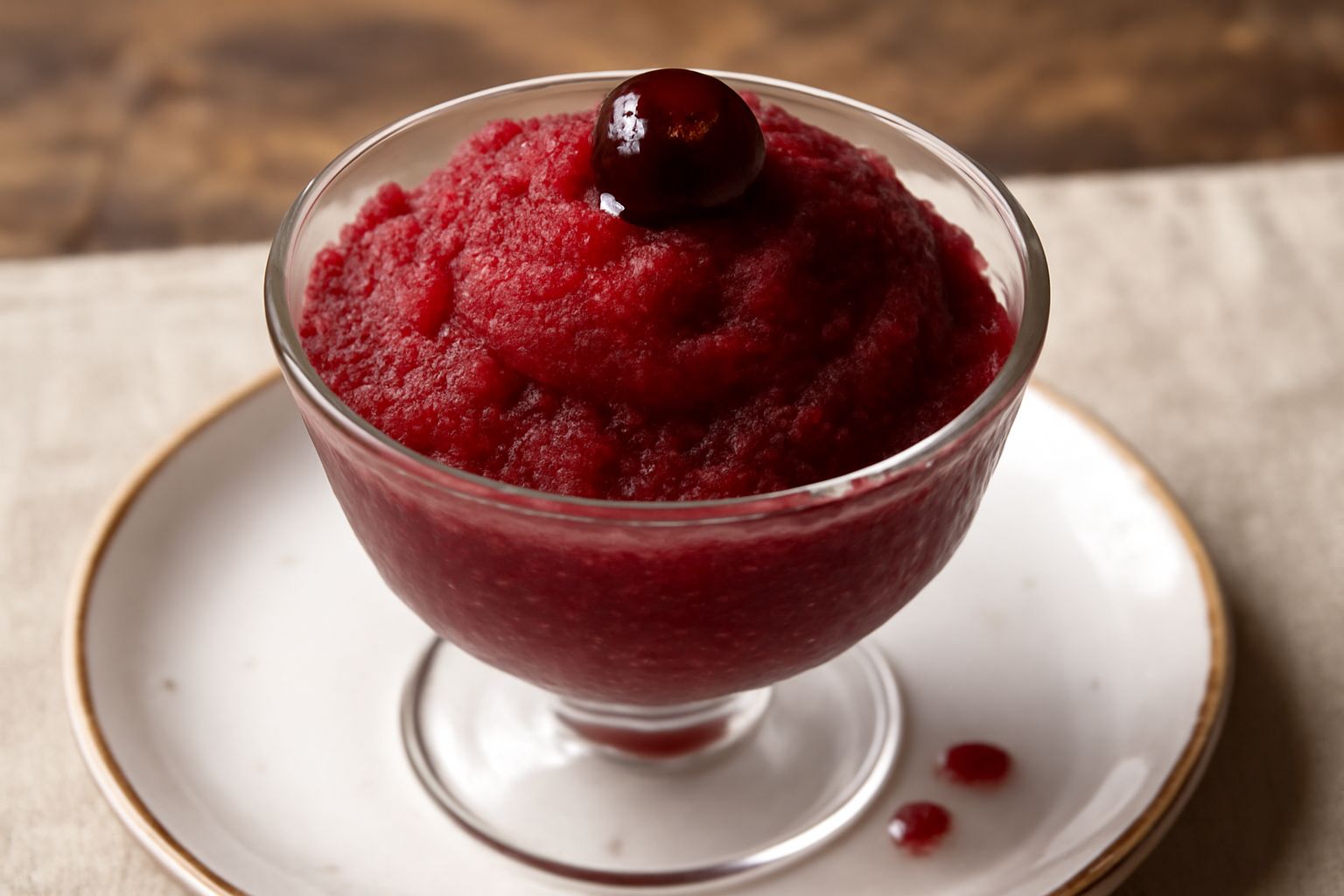 Granita di amarena