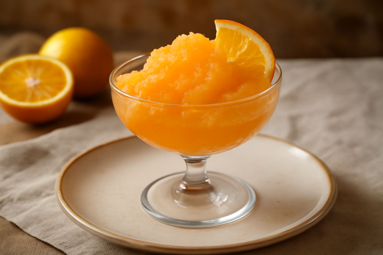 Granita di arancia