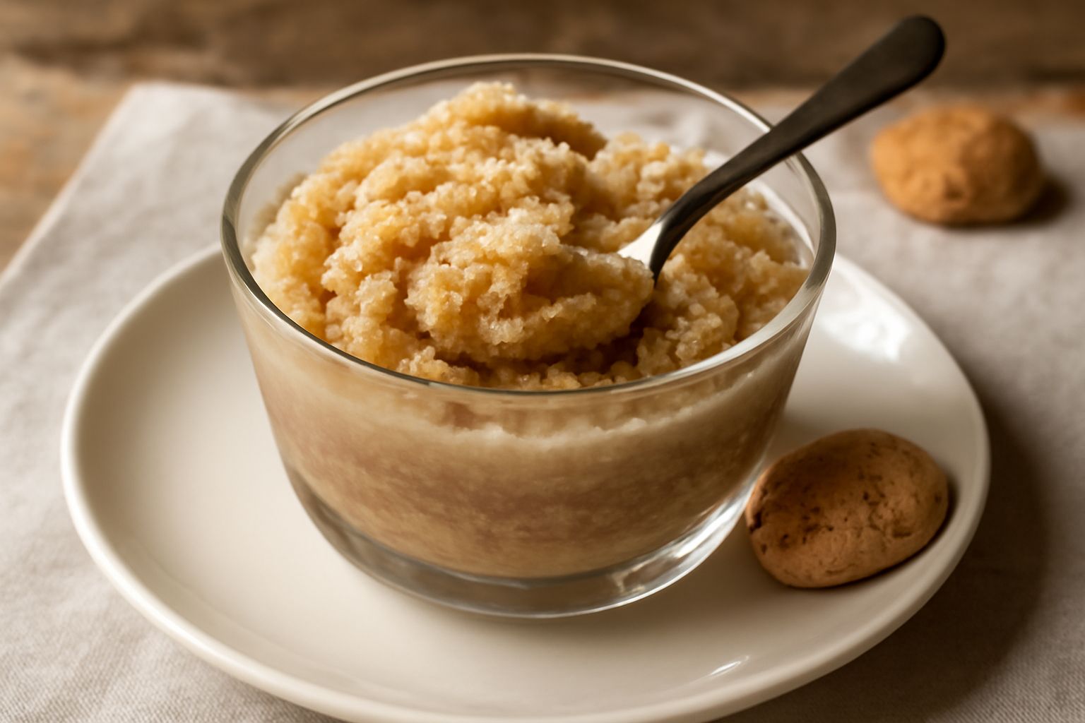 Granita di caffè all'amaretto