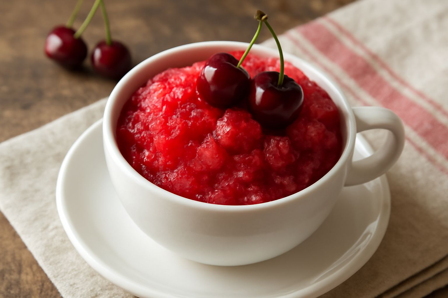 Granita di ciliegia