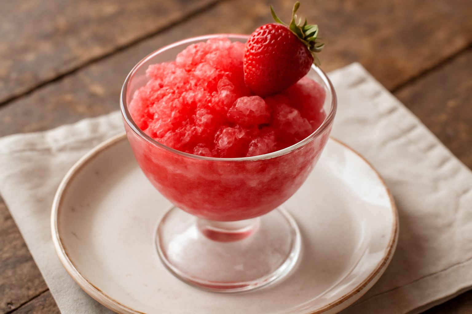 Granita di fragola