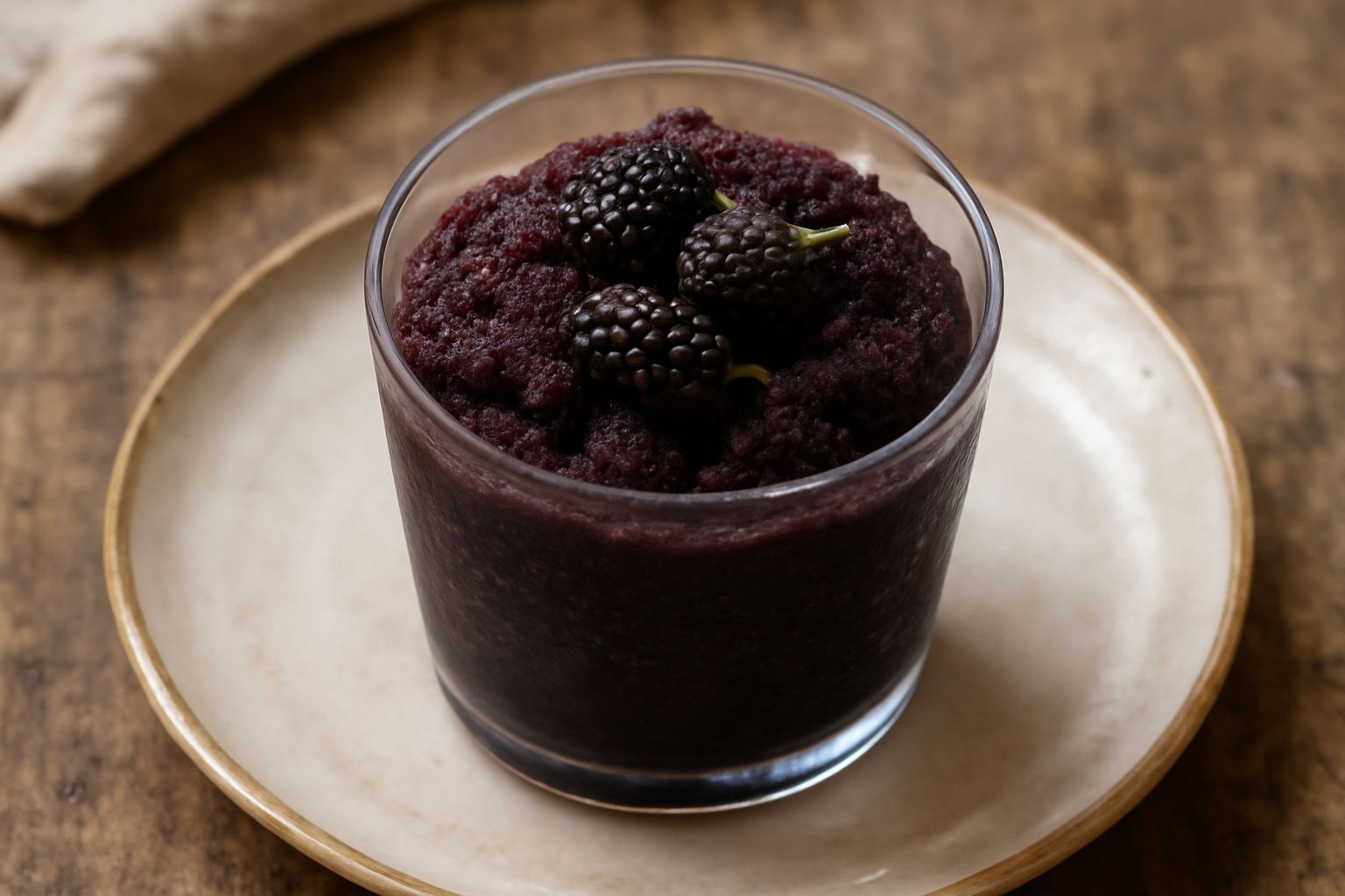 Granita di gelso nero