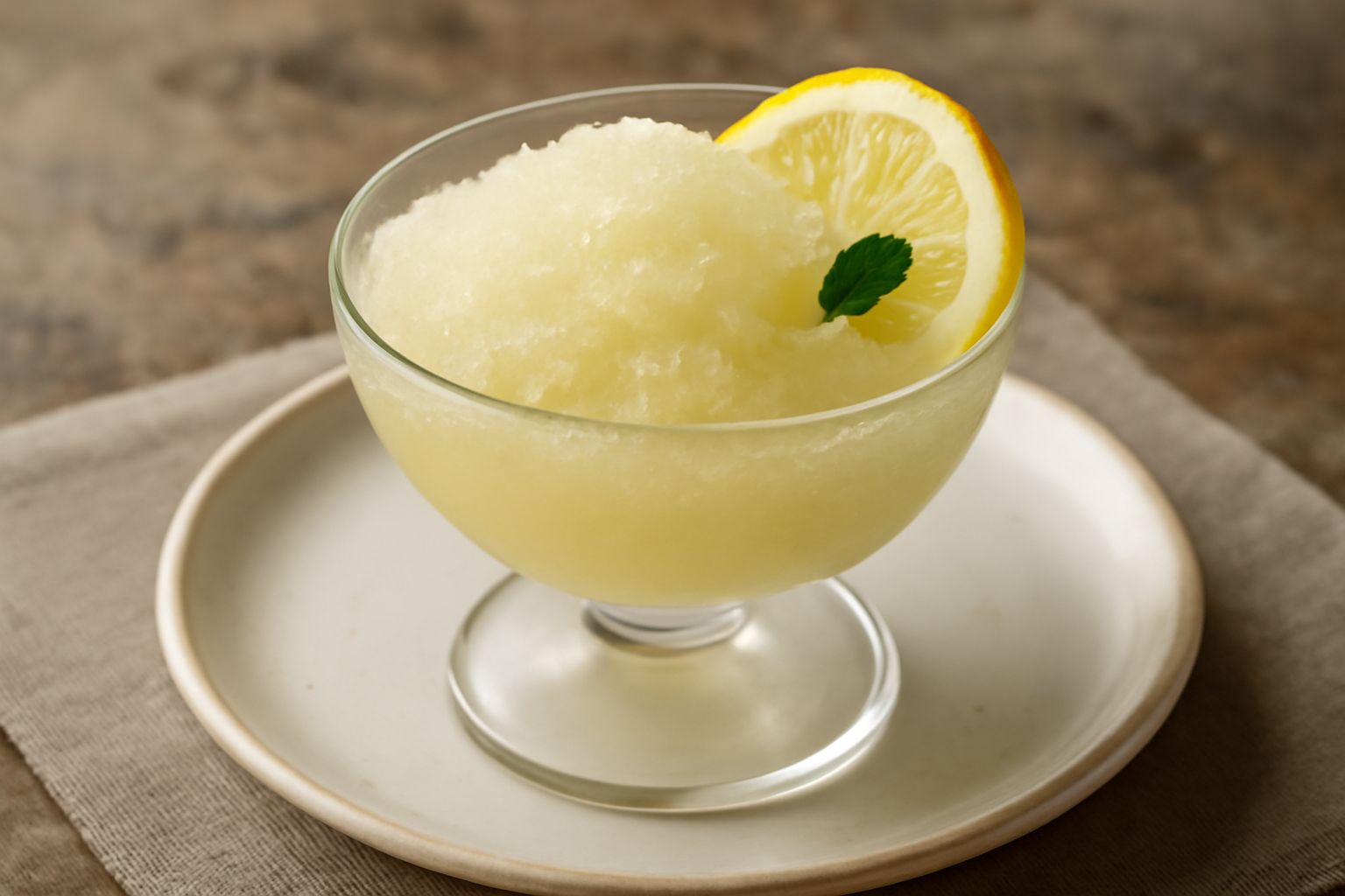 Granita di limone del Tigullio