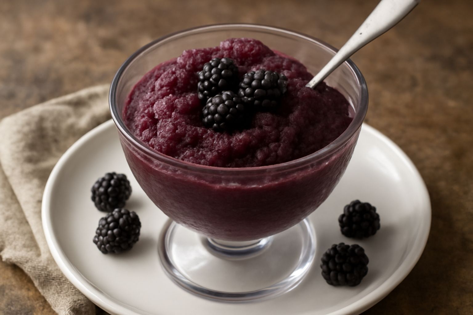 Granita di more