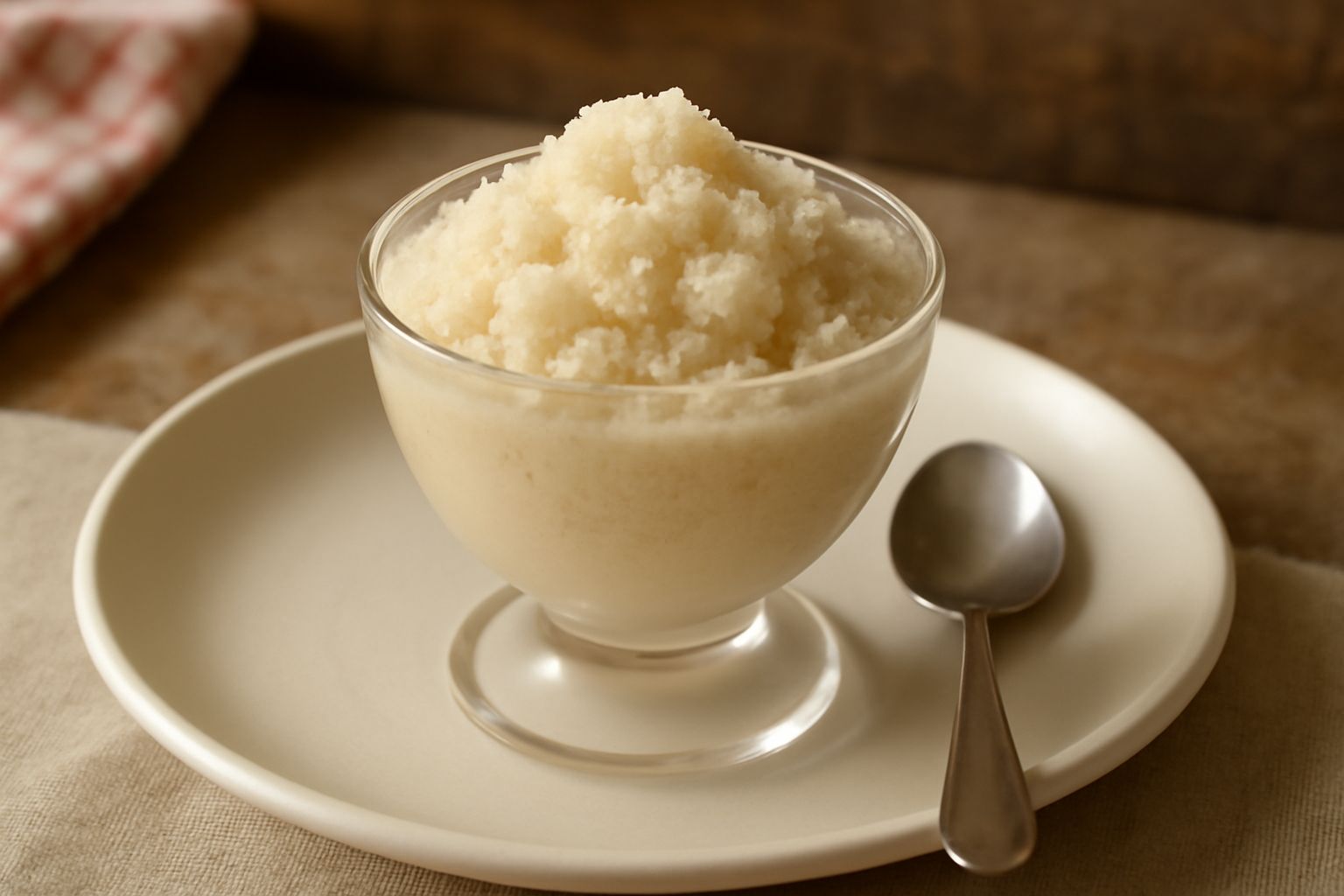Granita di orzo e latte