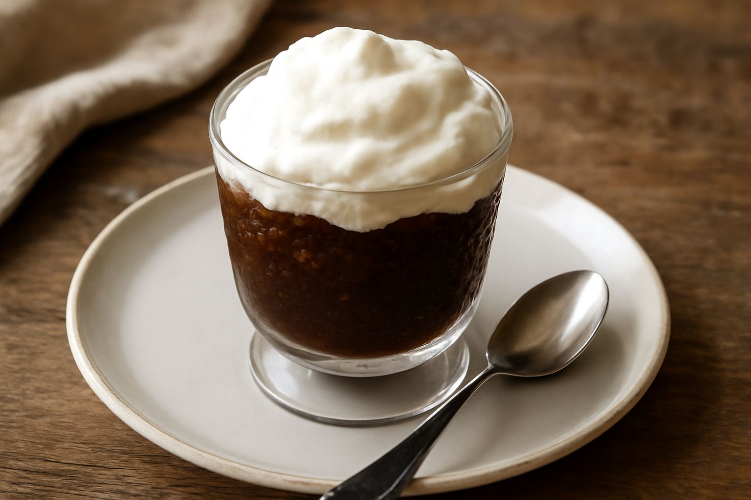Granite di caffè con panna